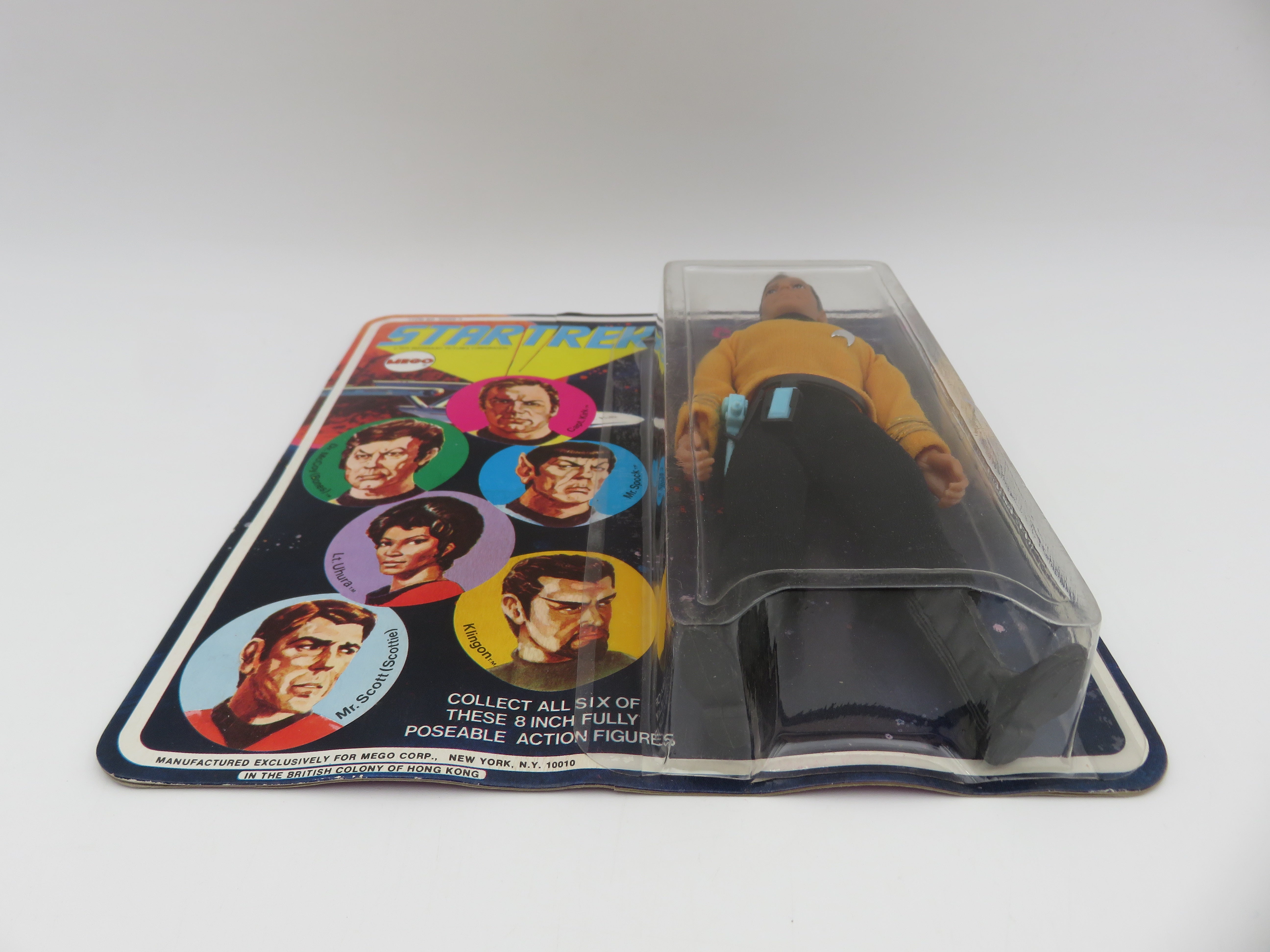 STAR TREK Captain Kirk 8" Action Figure - Mego Corp. (1974) Series 1 Vintage Toy