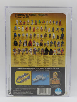 STAR WARS : ROTJ Luke Skywalker (Jedi Knight Outfit) AFA Graded Action Figure - Kenner (1983) Vintage Toy