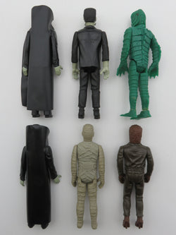 UNIVERSAL MONSTERS Mini Monster Play Case & Action Figures - Remco Toys Inc. (1980) GID Vintage Toy