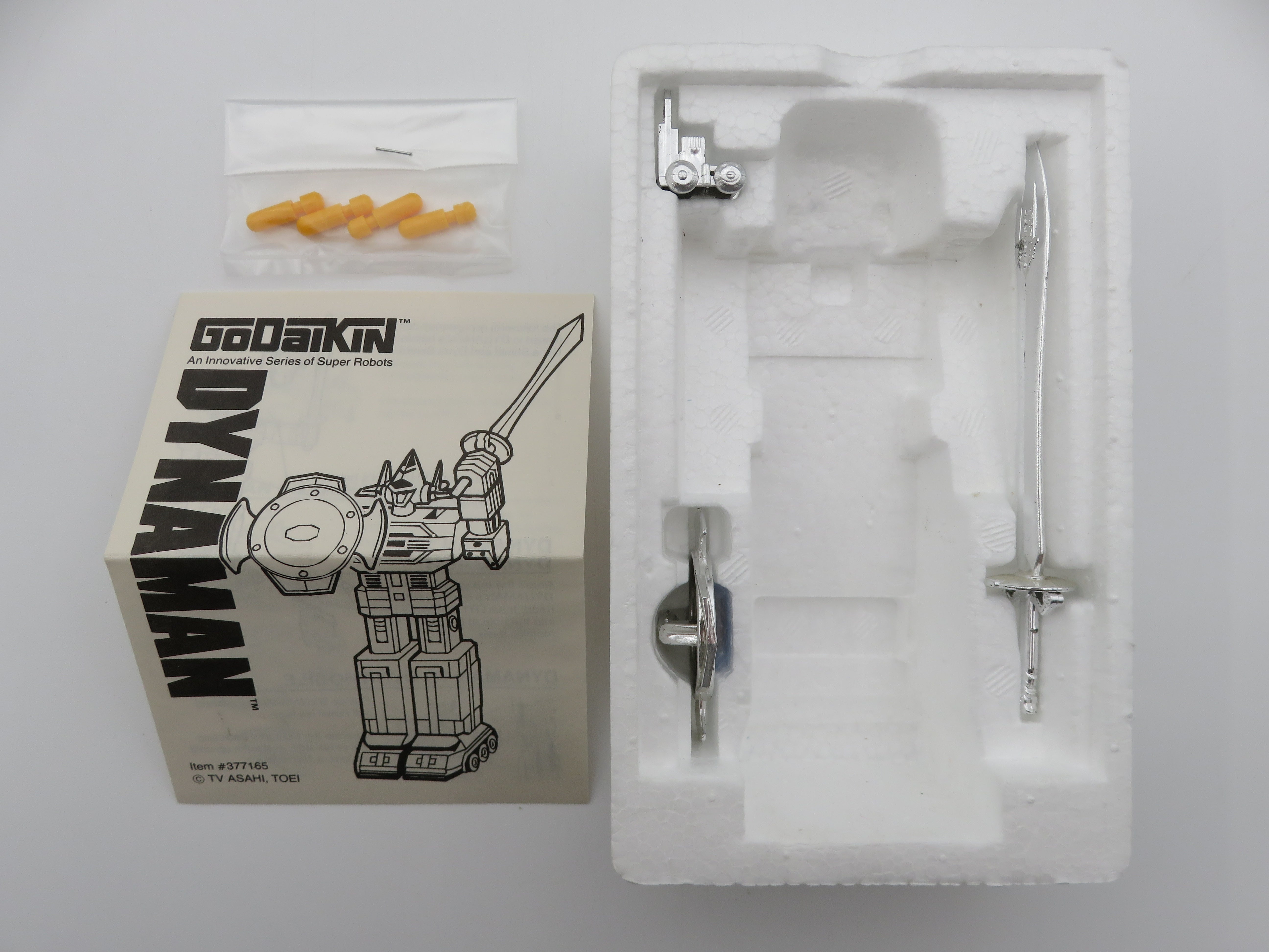 GODAIKIN Dynaman Diecast Figure - Bandai (1984) Vintage Japanese Toei Mecha Robot