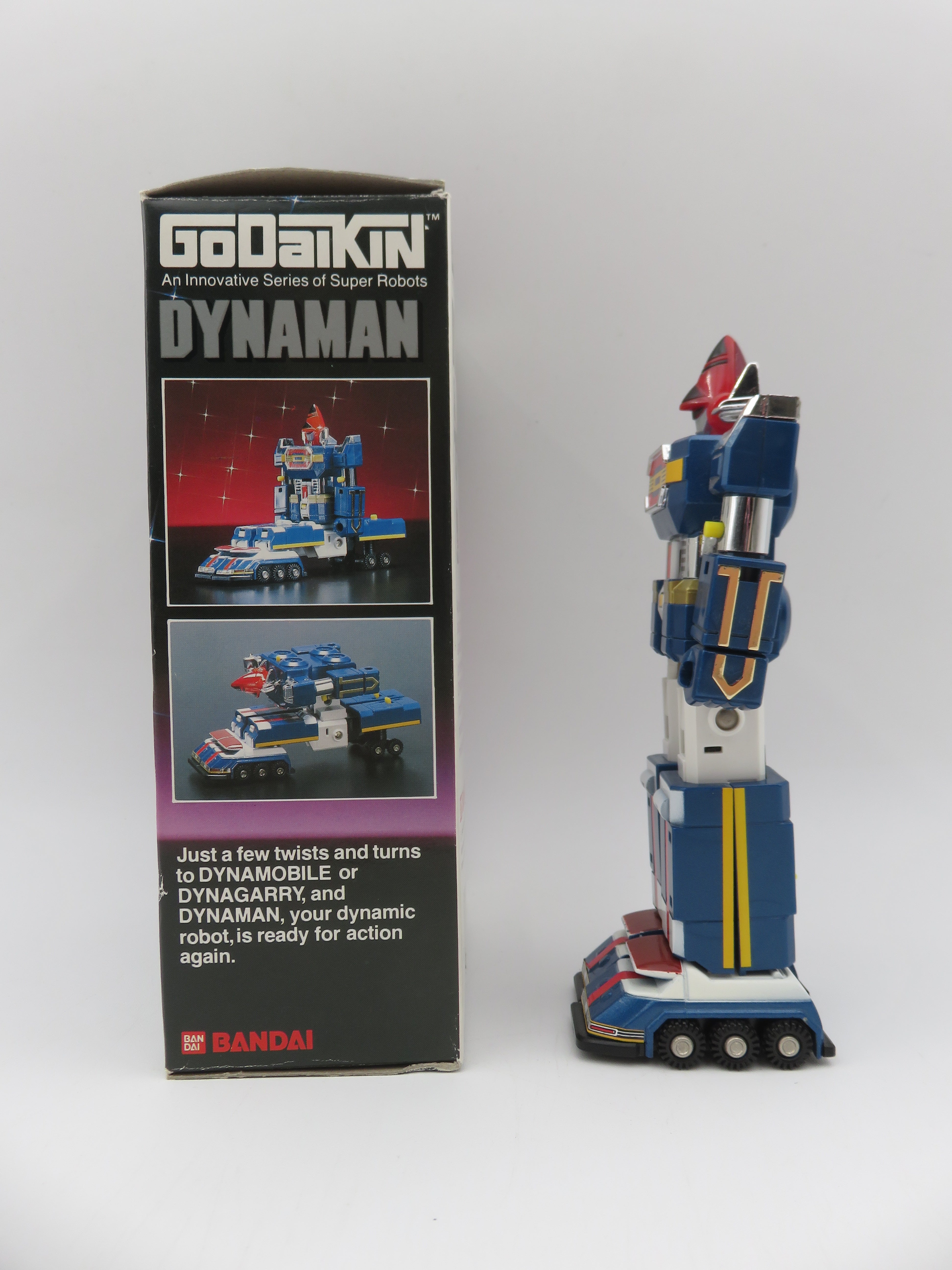 GODAIKIN Dynaman Diecast Figure - Bandai (1984) Vintage Japanese Toei Mecha Robot