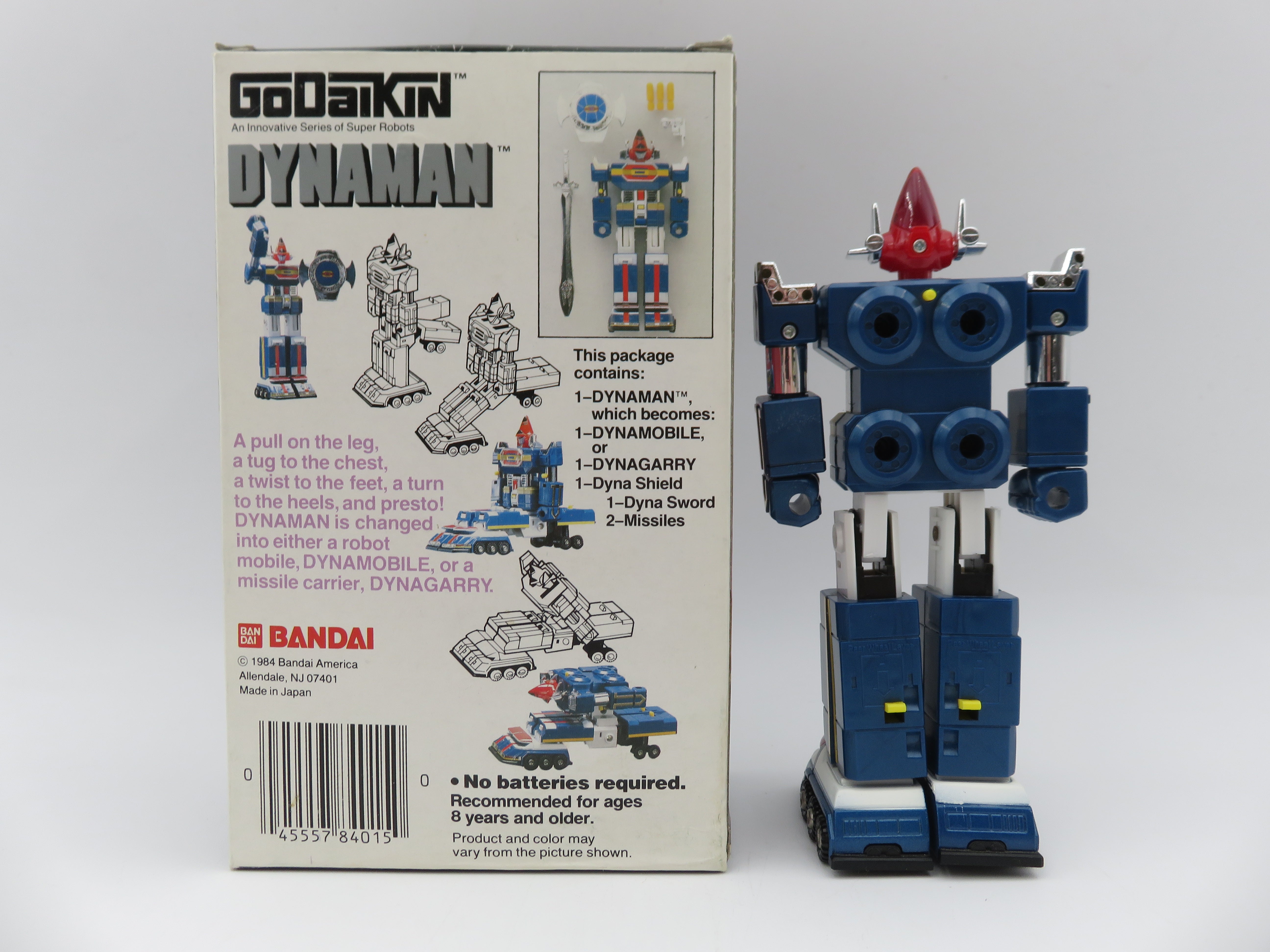 GODAIKIN Dynaman Diecast Figure - Bandai (1984) Vintage Japanese Toei Mecha Robot