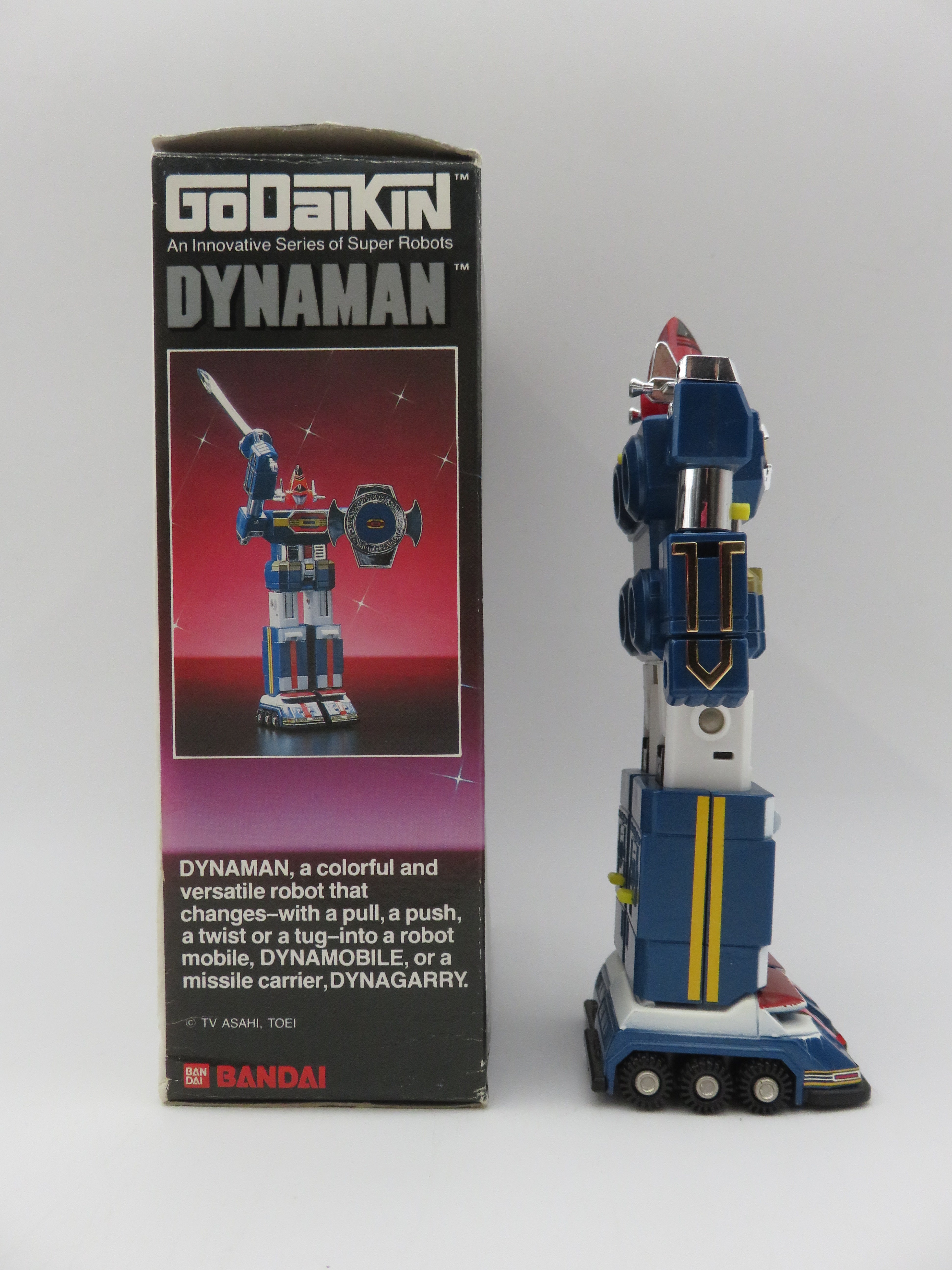 GODAIKIN Dynaman Diecast Figure - Bandai (1984) Vintage Japanese Toei Mecha Robot