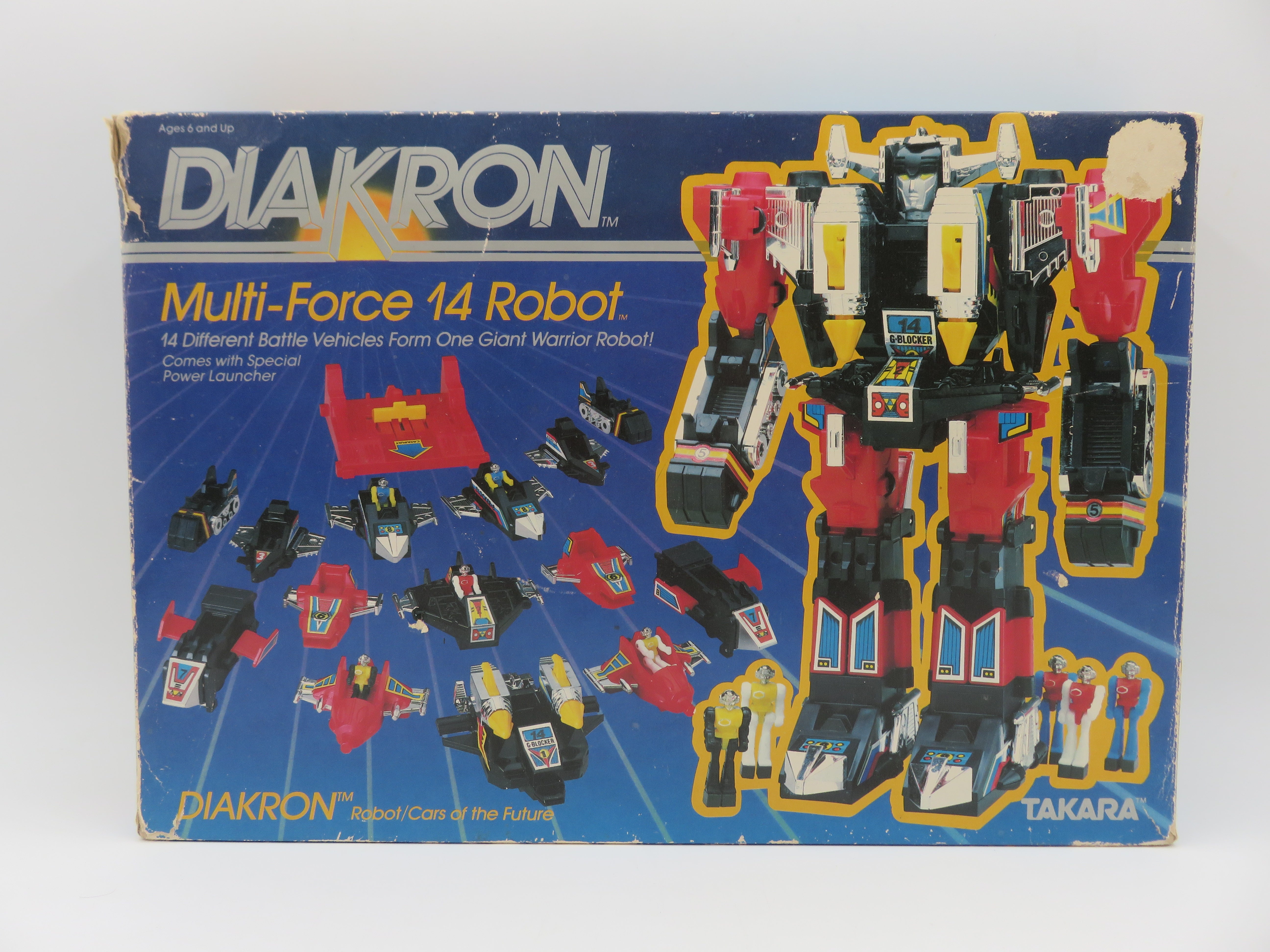 DIAKRON Multi-Force 14 Robot Figure - Takara (1983) Vintage Japanese Toei Mecha Toy