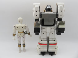 MIGHTY MORPHIN' POWER RANGERS White Tigerzord Figure Set - Bandai (1994) Vintage Robot Toy