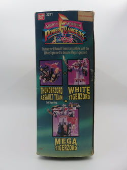 MIGHTY MORPHIN' POWER RANGERS White Tigerzord Figure Set - Bandai (1994) Vintage Robot Toy