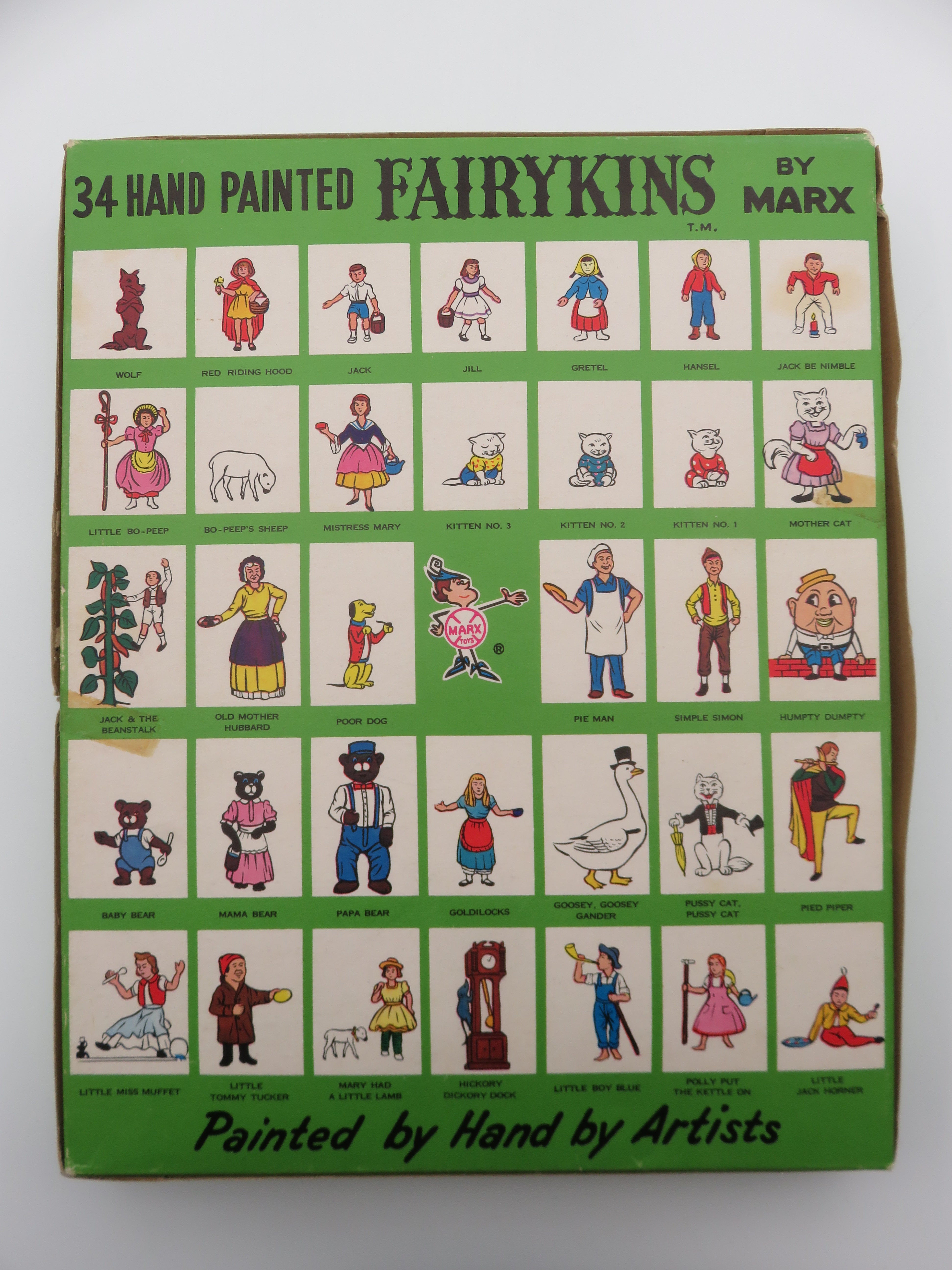 VINTAGE Fairykins 34 Figure Set, TV Scenes, & Playset - Louis Marx & Co./Marx Toys (c. 1962) Collectibles