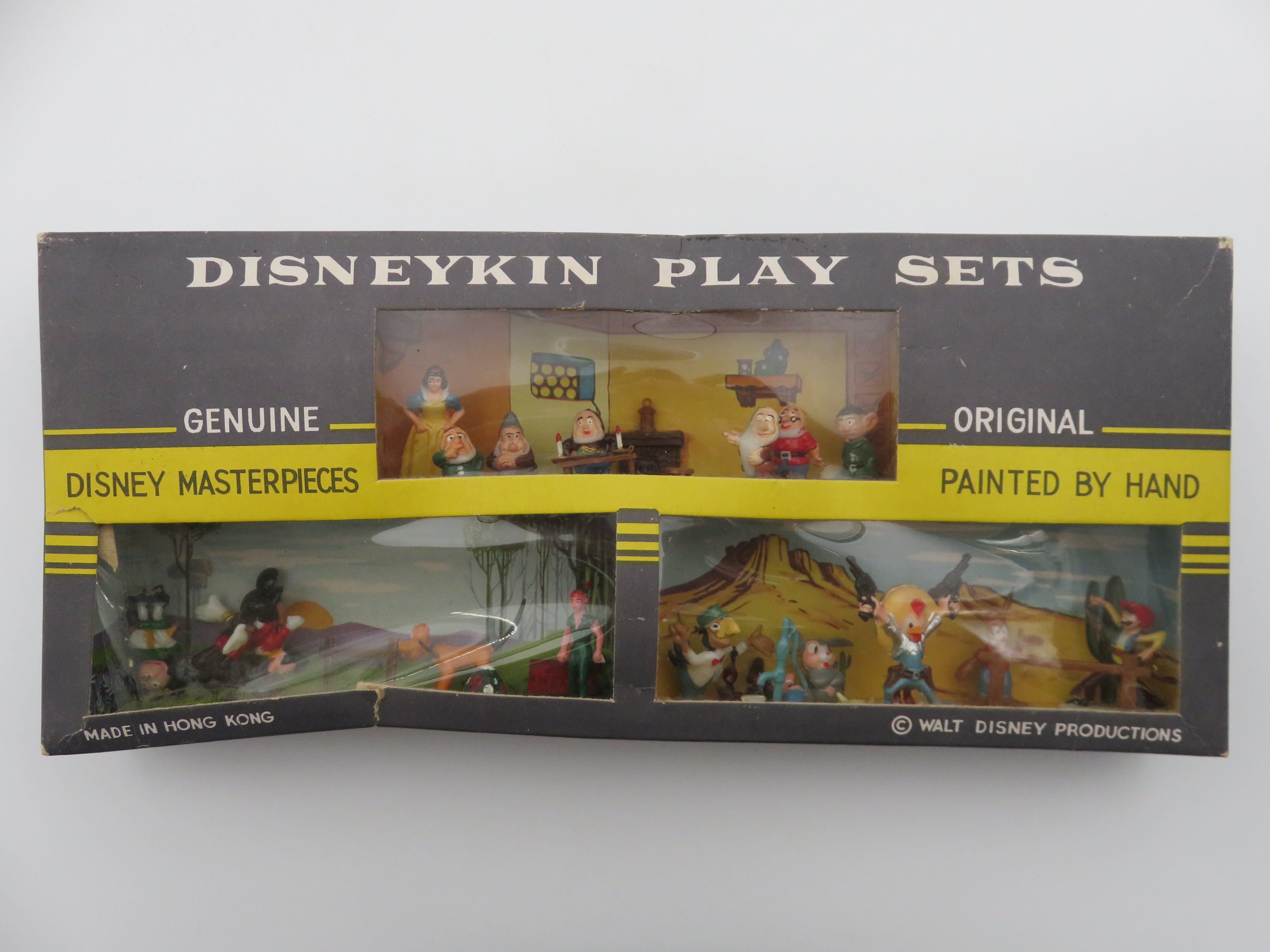 VINTAGE Disneykins Play Sets Lot of (2) - Louis Marx & Co./Marx Toys (c. 1960s) Collectibles