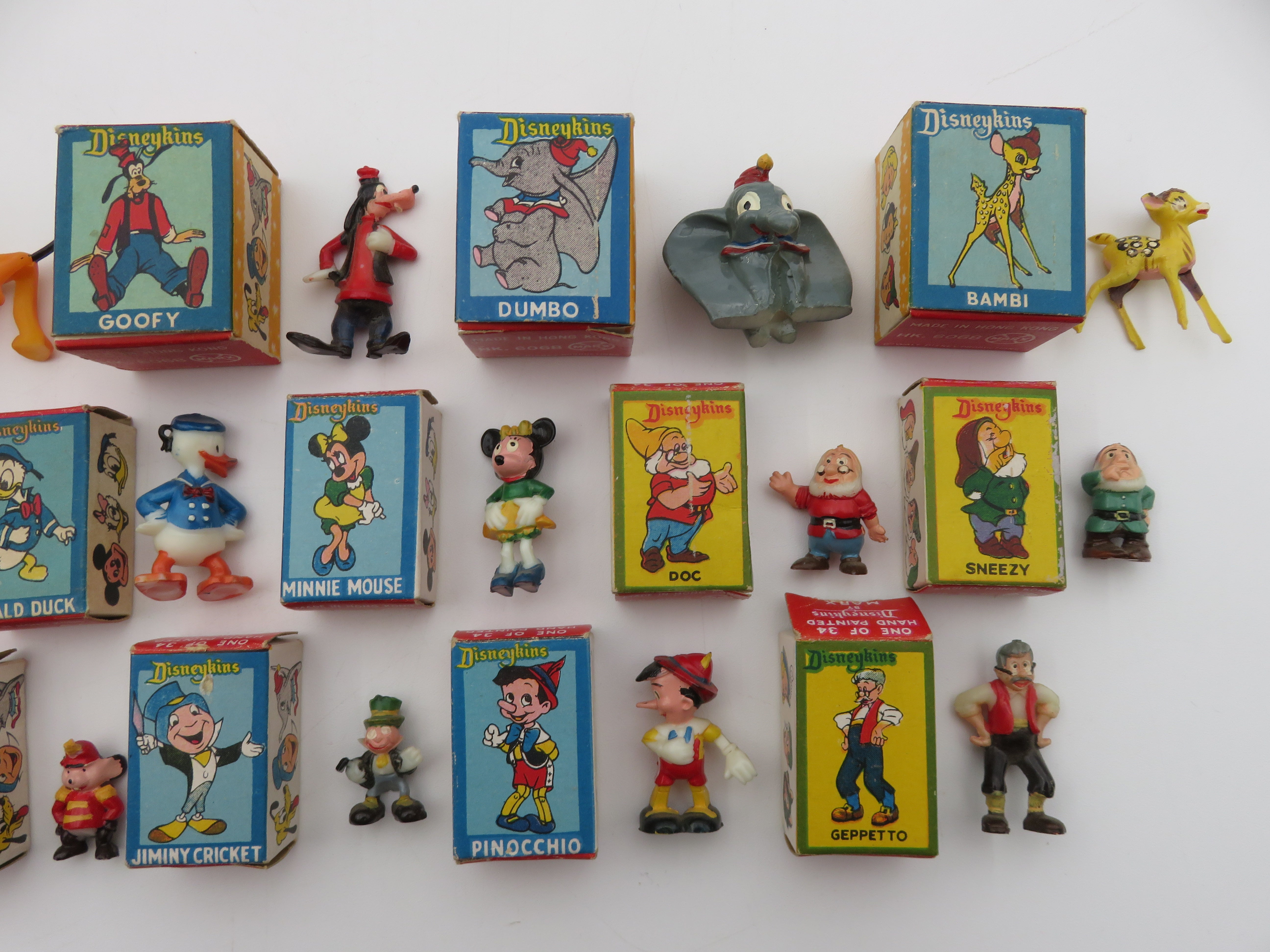 VINTAGE Disneykins Figure Lot of (16) - Louis Marx & Co./Marx Toys (c. 1960s) Collectibles