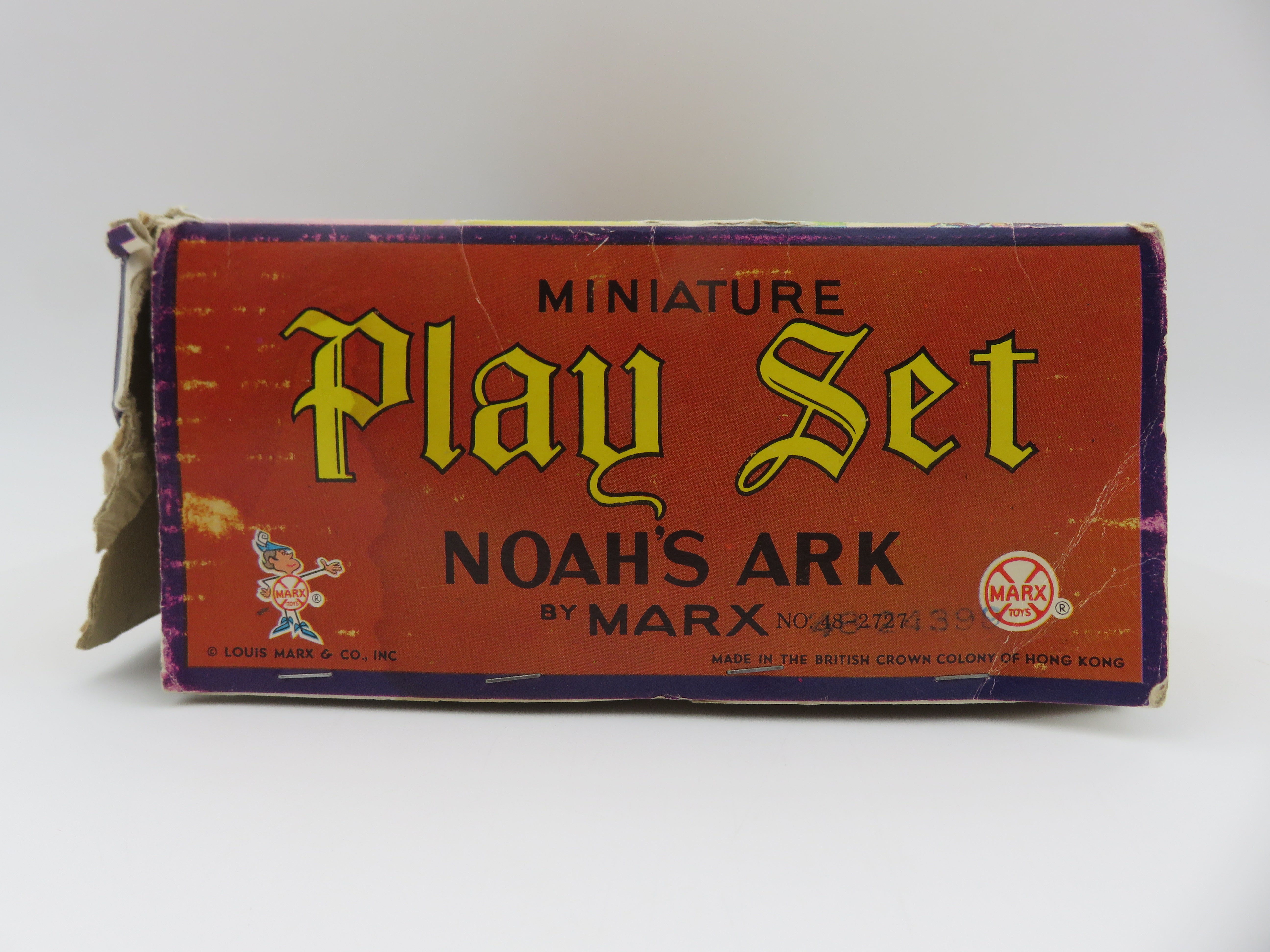 VINTAGE Noah's Ark Miniature Playset - Louis Marx & Co./Marx Toys (1965) Collectible