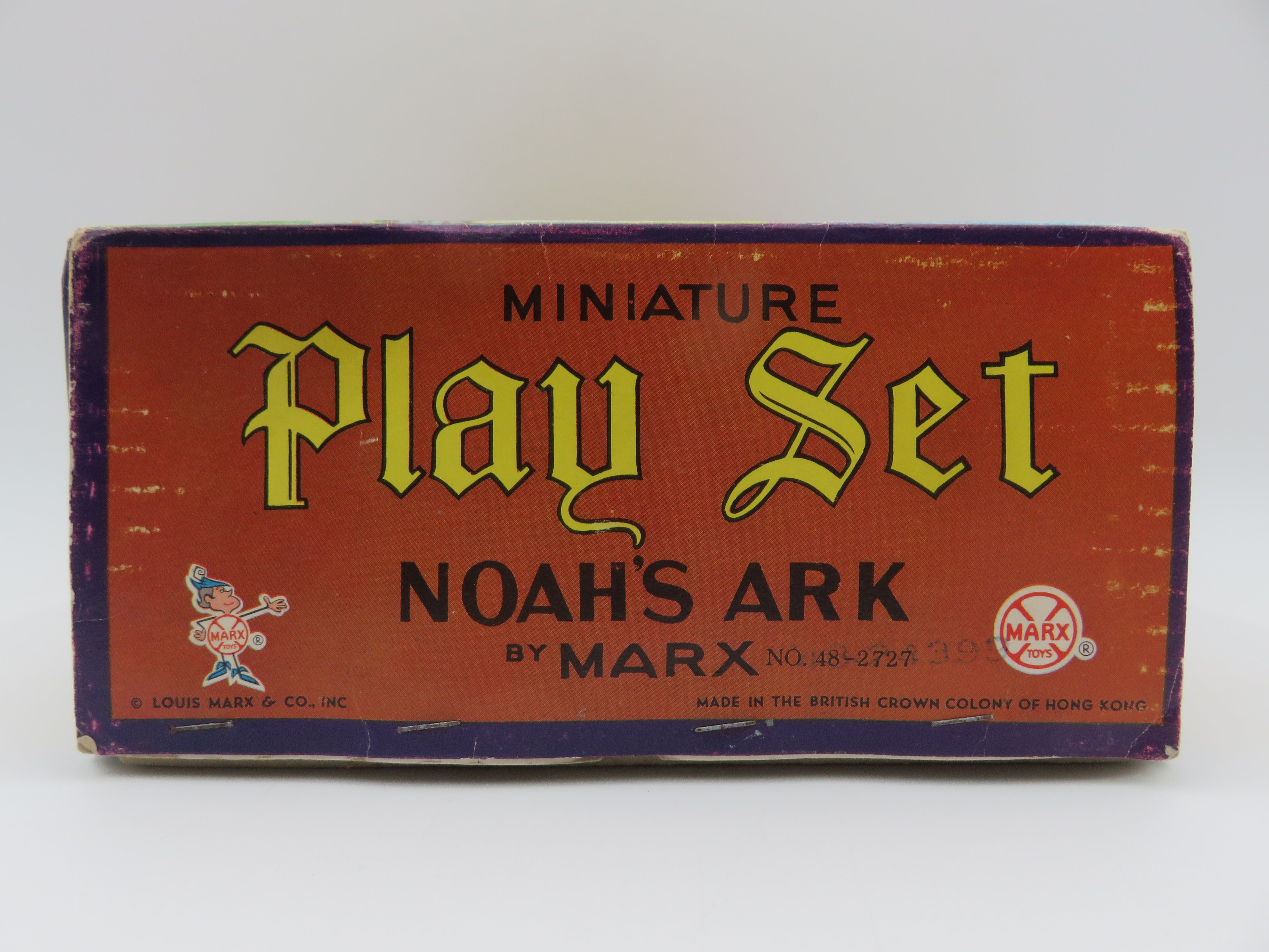 VINTAGE Noah's Ark Miniature Playset - Louis Marx & Co./Marx Toys (1965) Collectible