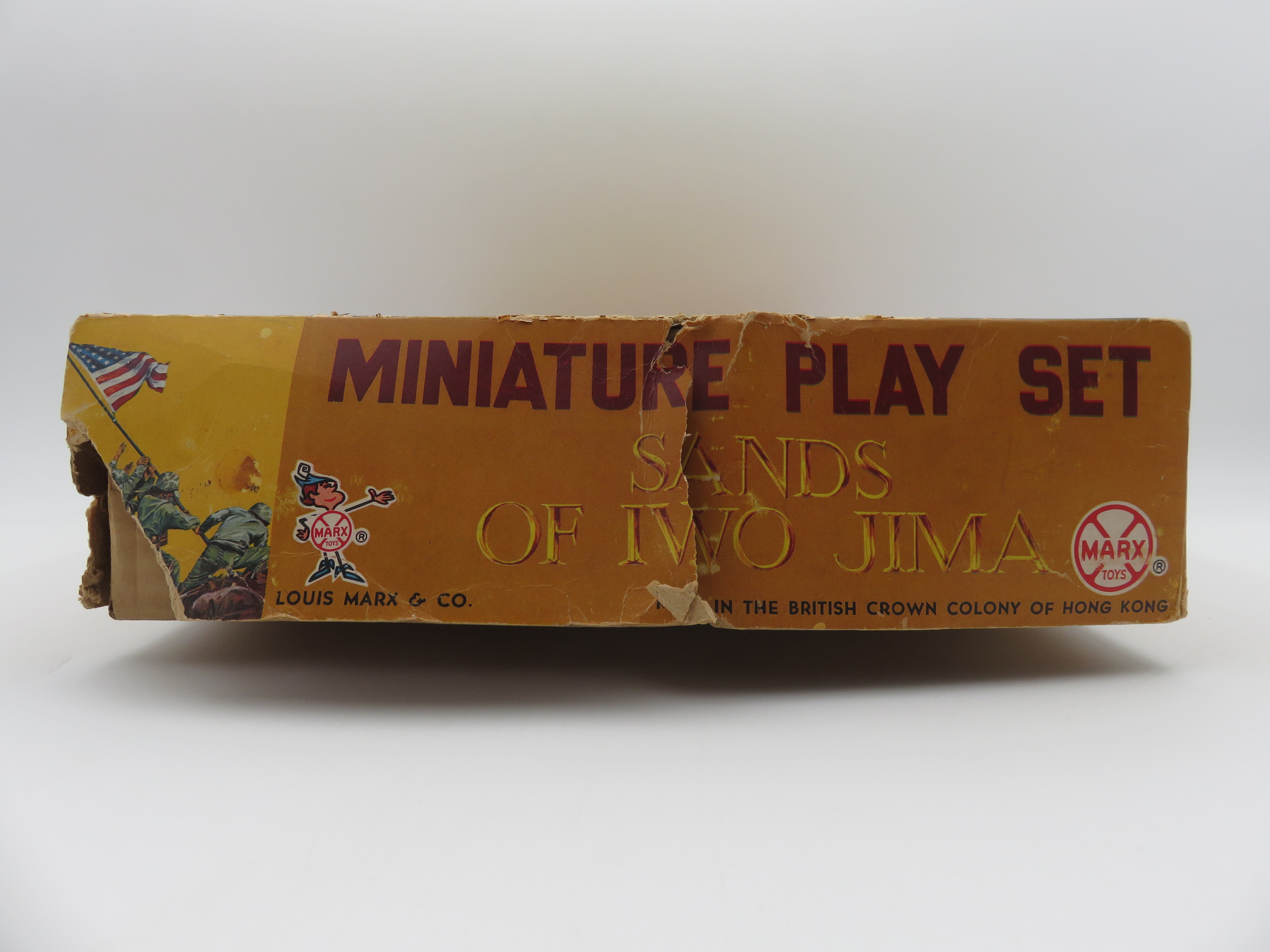 VINTAGE Sands of Iwo Jima Miniature Playset - Louis Marx & Co./Marx Toys (c. 1963) Collectible