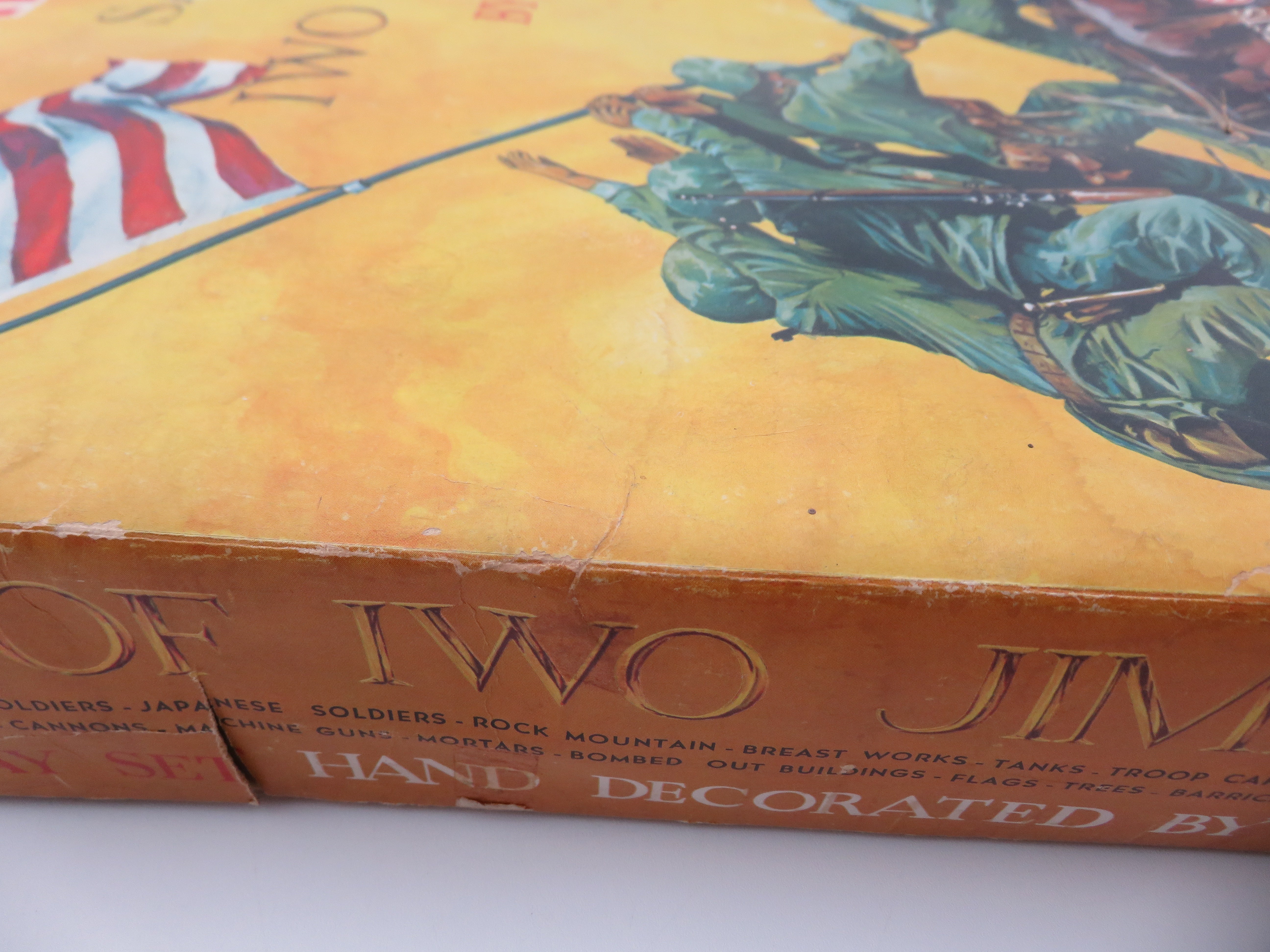 VINTAGE Sands of Iwo Jima Miniature Playset - Louis Marx & Co./Marx Toys (c. 1963) Collectible