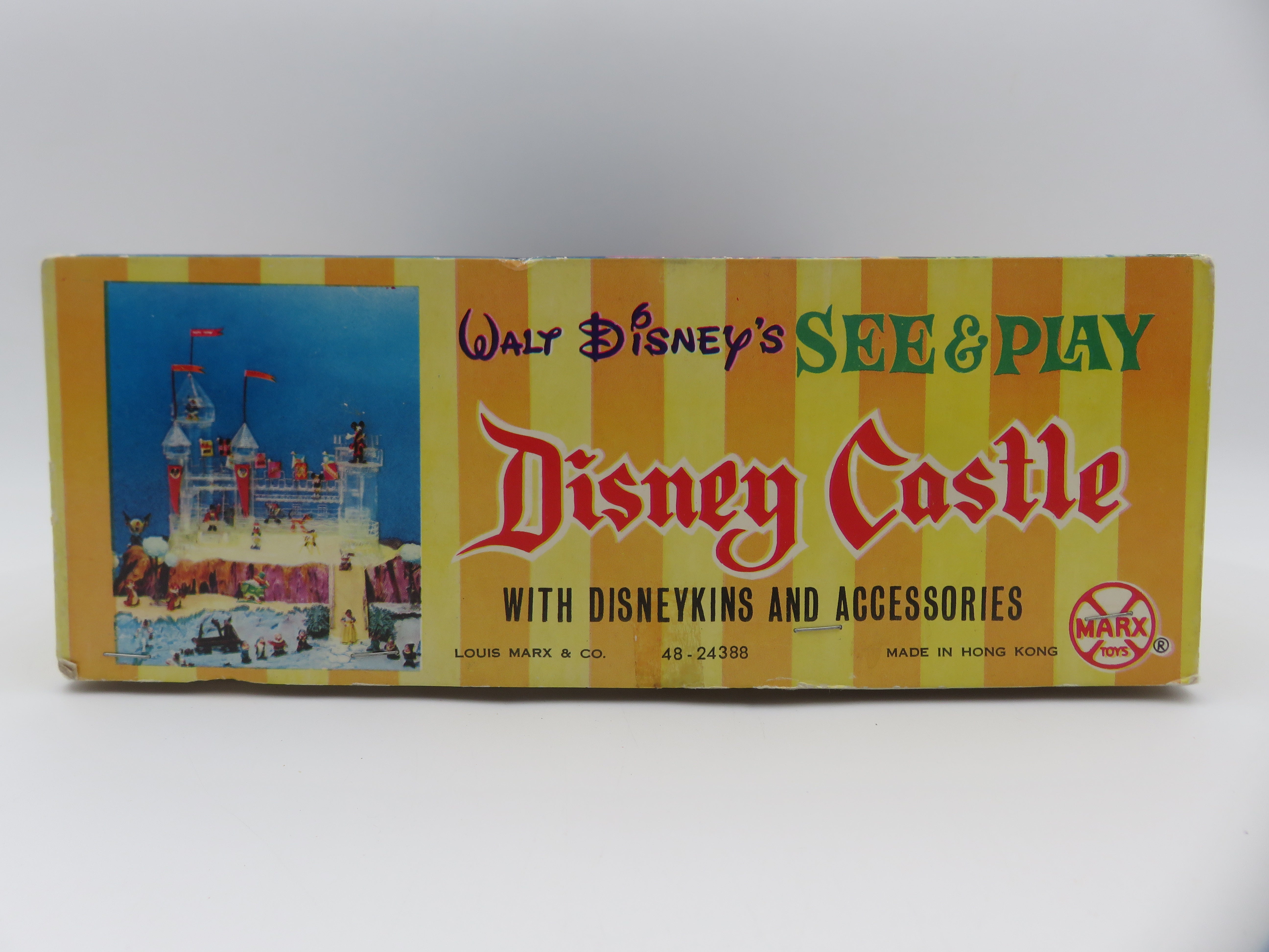 VINTAGE See & Play Disney Castle Playset - Louis Marx & Co./Marx Toys (c. 1960s) Disneykins Collectible
