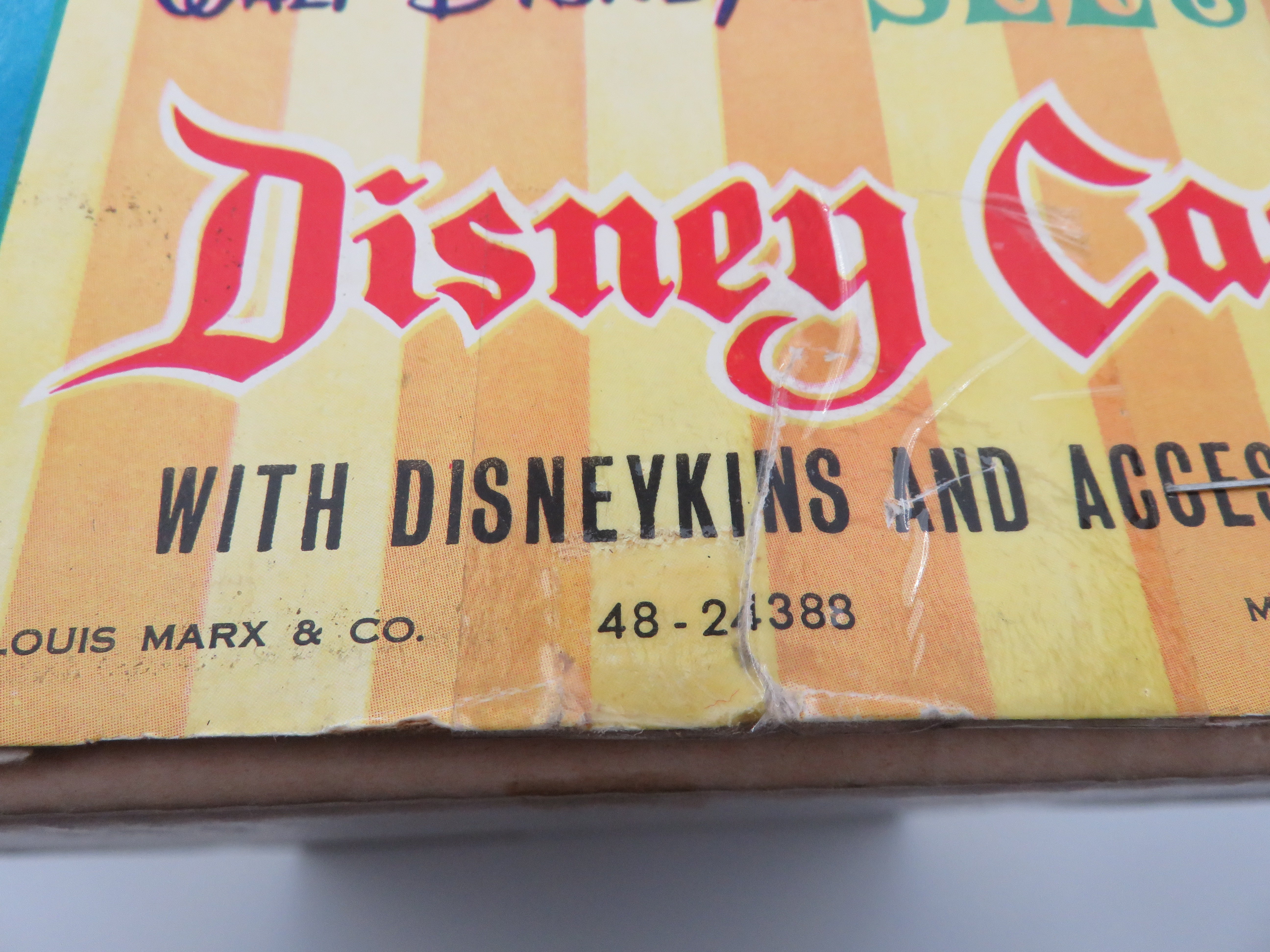 VINTAGE See & Play Disney Castle Playset - Louis Marx & Co./Marx Toys (c. 1960s) Disneykins Collectible