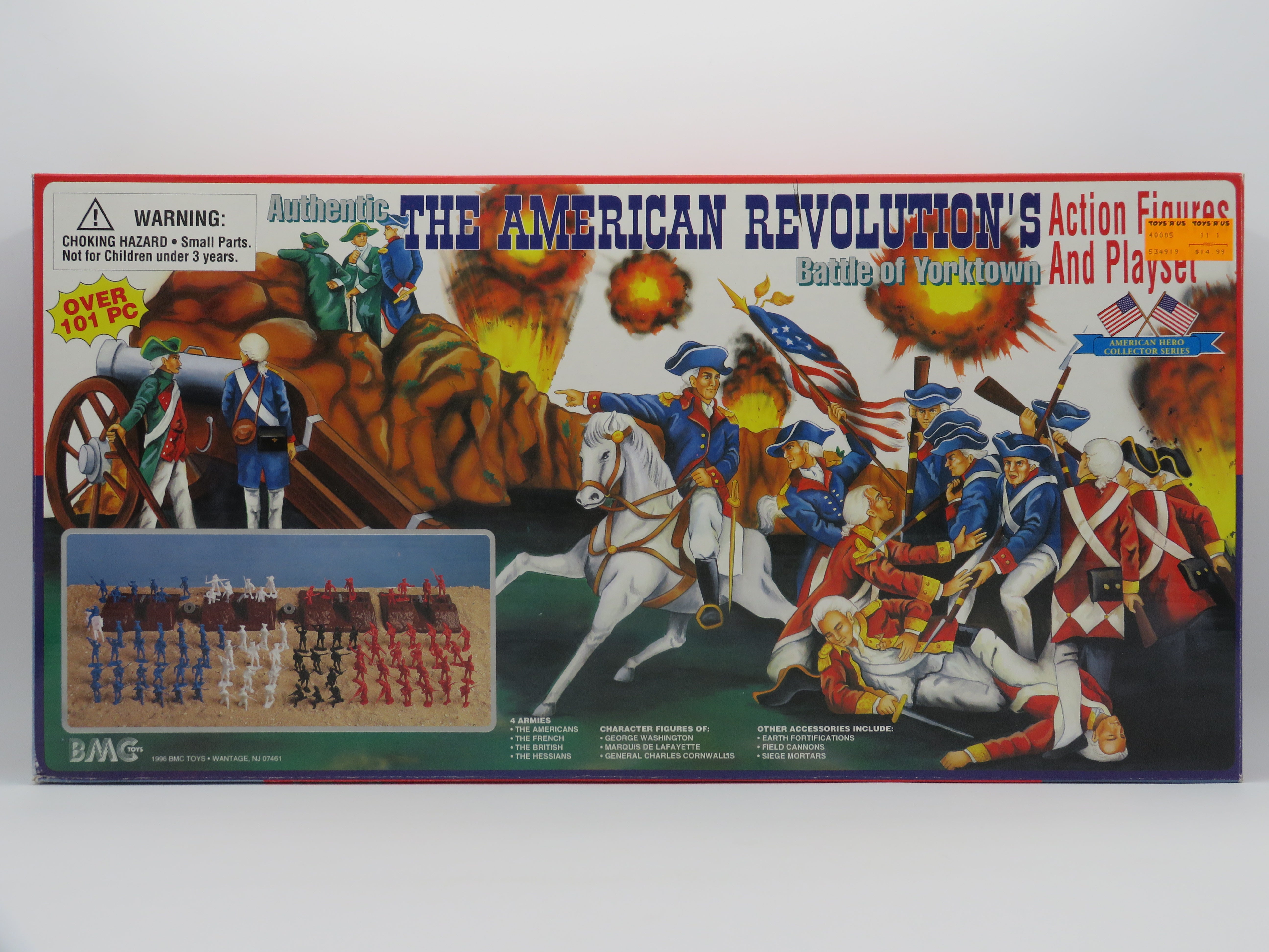 AMERICAN HERO COLLECTOR SERIES The American Revolution's Battle of Yorktown Playset - BMC Toys (1996) Toy Soldiers