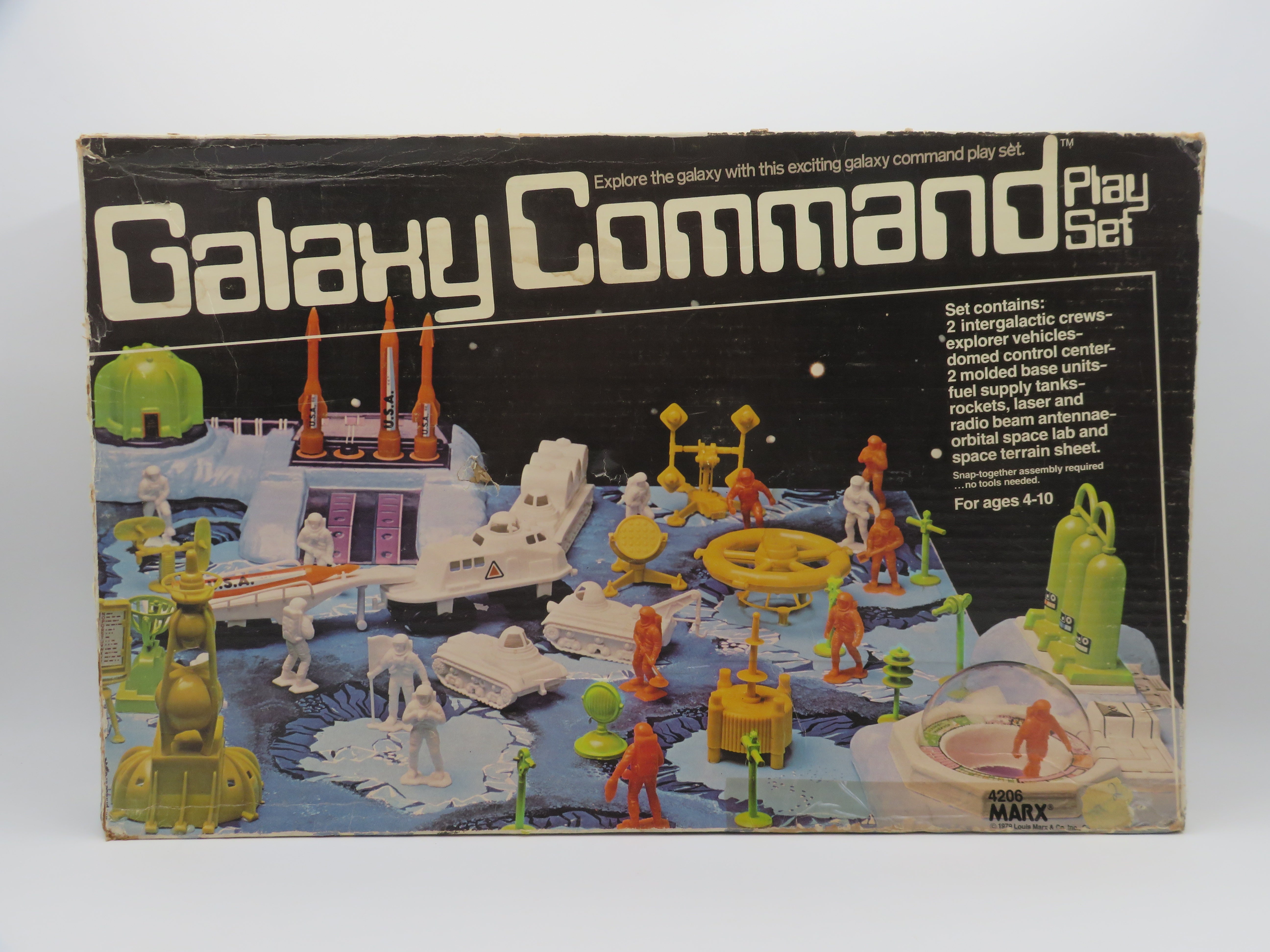 VINTAGE Galaxy Command Playset - Louis Marx & Co./Marx Toys (1979) #4206 Collectible