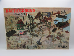 VINTAGE Battleground Playset - Louis Marx & Co./Marx Toys (c. 1960s) #4756 Collectible