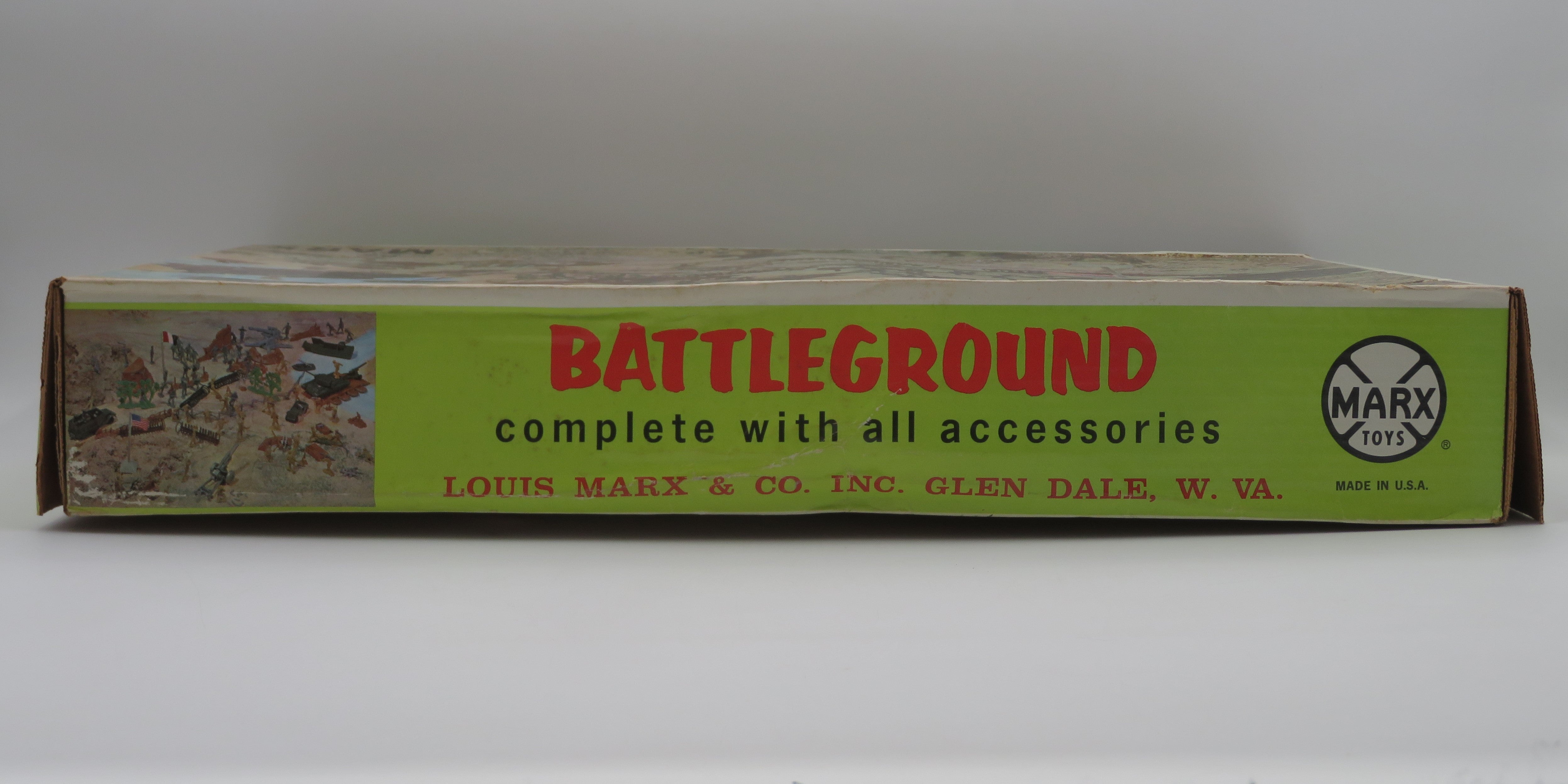 VINTAGE Battleground Playset - Louis Marx & Co./Marx Toys (c. 1960s) #4756 Collectible