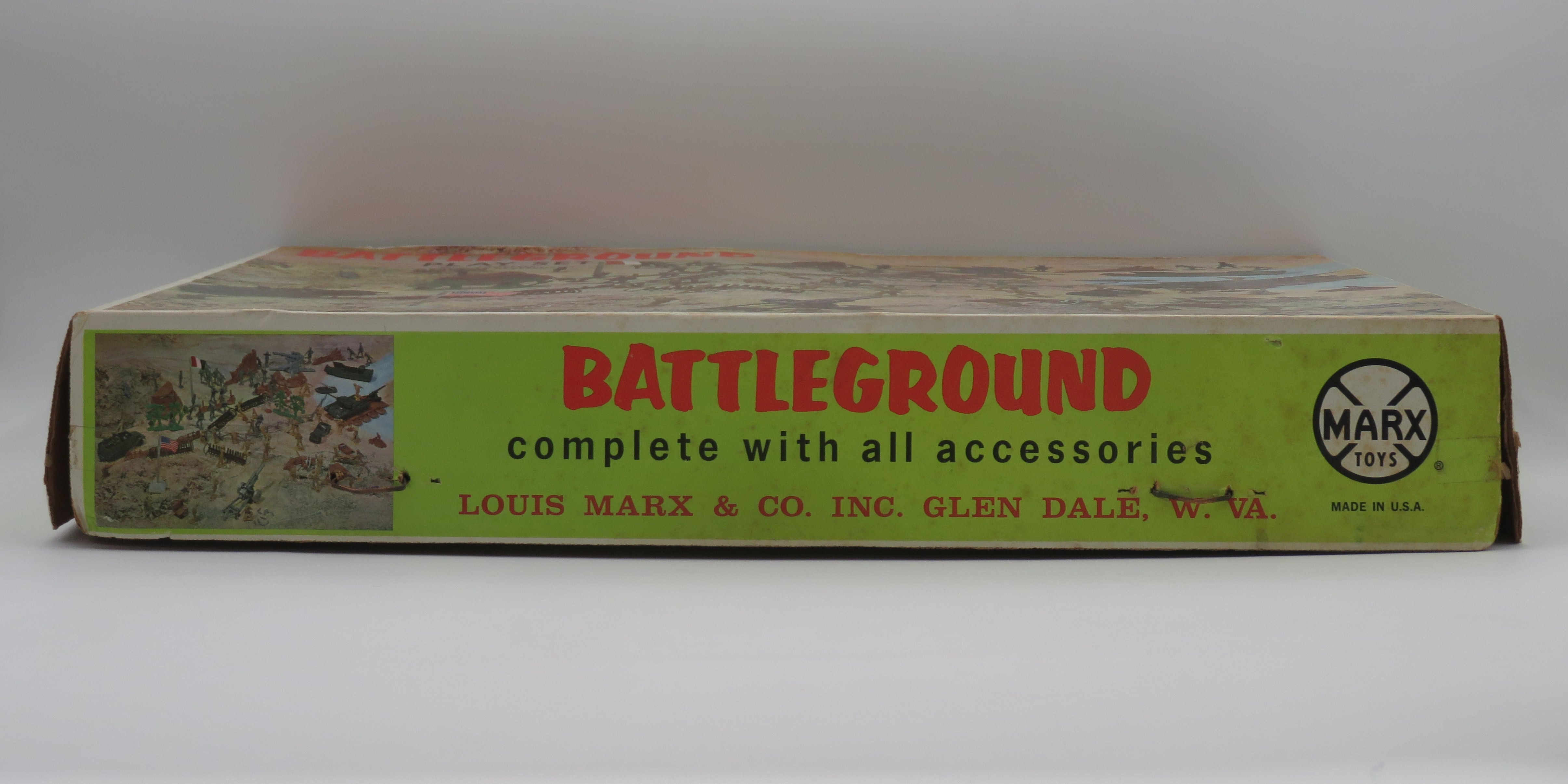 VINTAGE Battleground Playset - Louis Marx & Co./Marx Toys (c. 1960s) #4756 Collectible