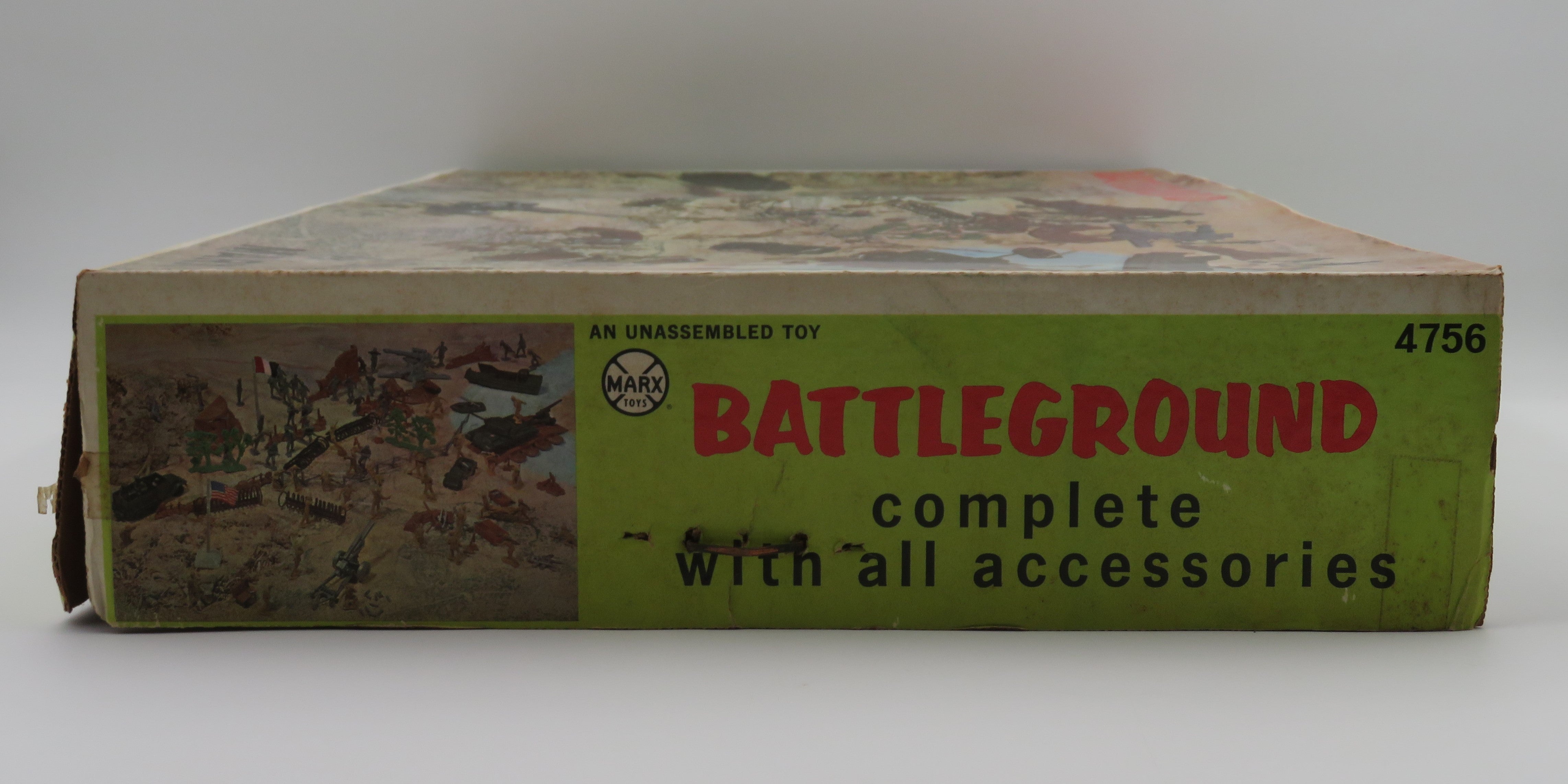 VINTAGE Battleground Playset - Louis Marx & Co./Marx Toys (c. 1960s) #4756 Collectible