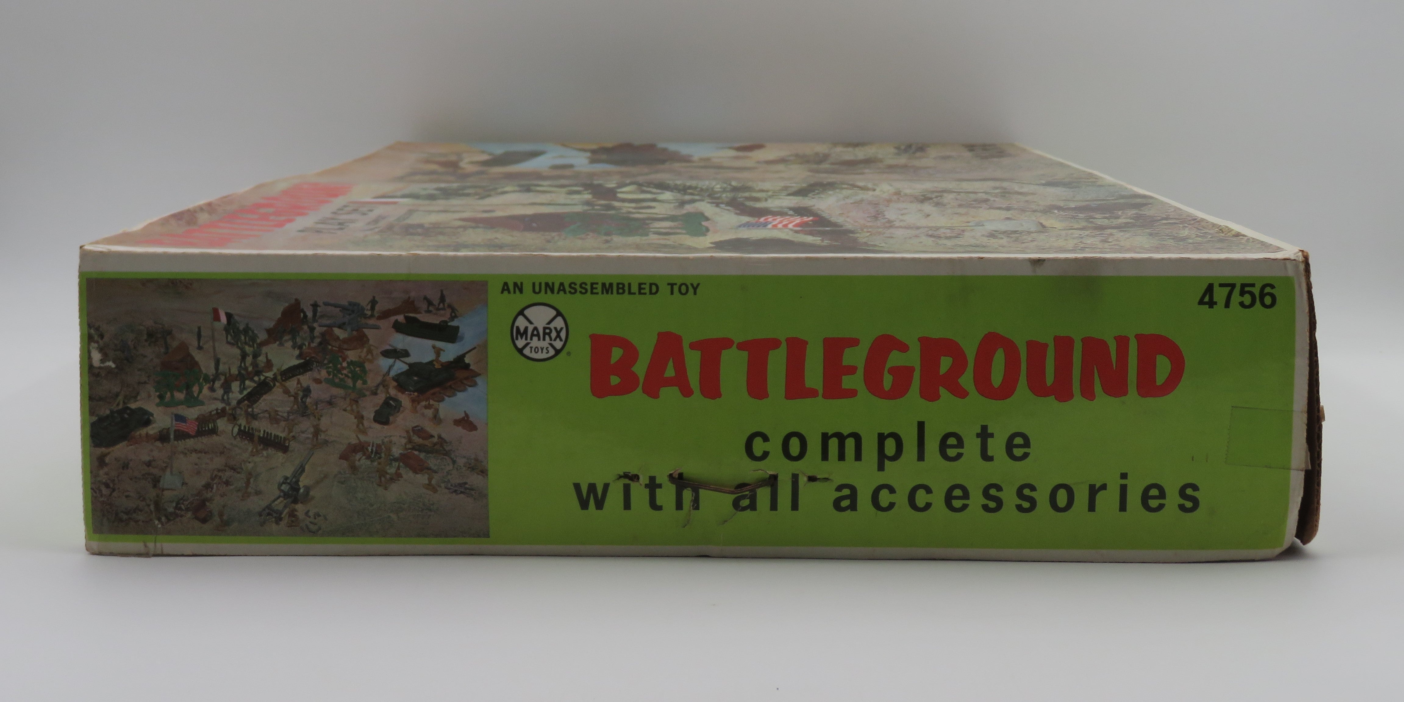 VINTAGE Battleground Playset - Louis Marx & Co./Marx Toys (c. 1960s) #4756 Collectible