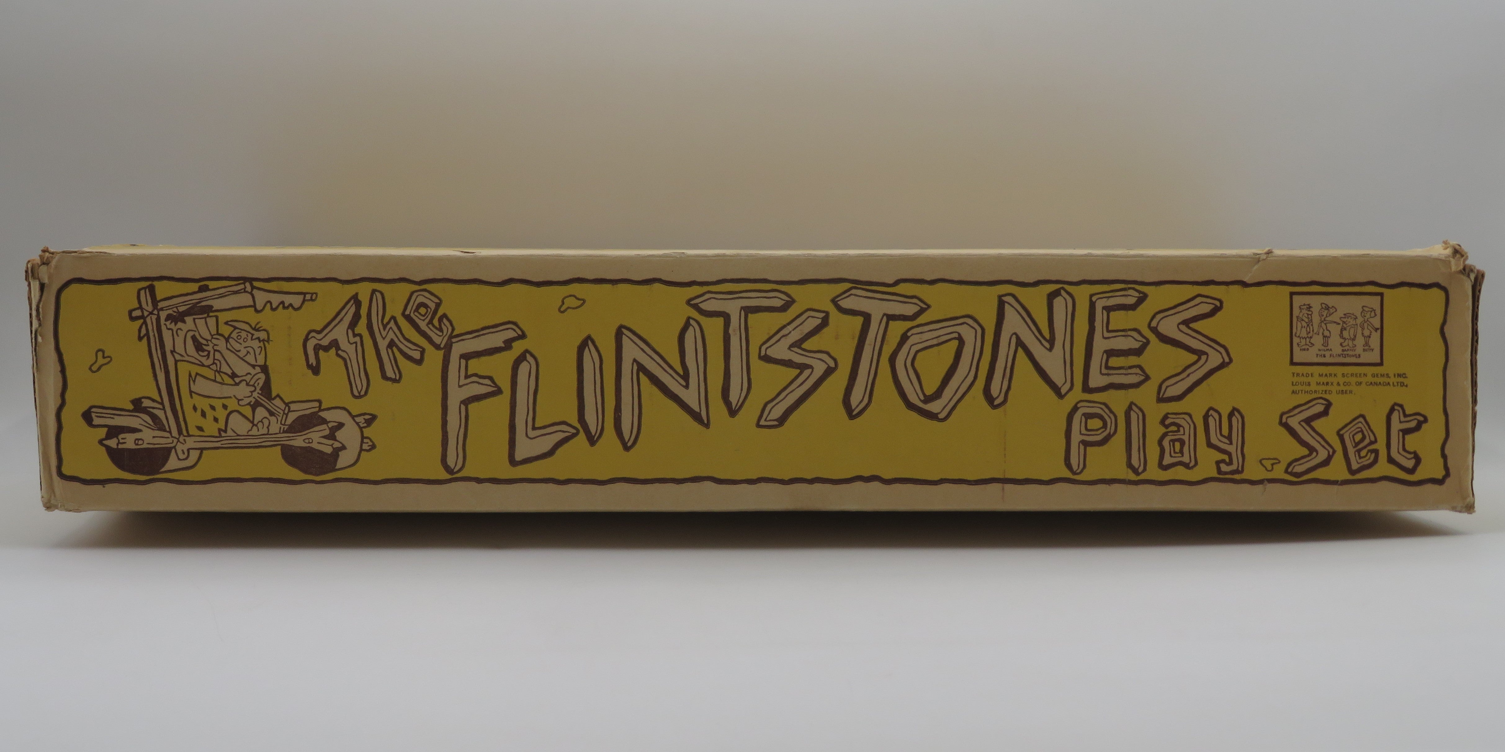 VINTAGE Flintstones Playset - Louis Marx & Co. (1961) Hanna-Barbera Collectible