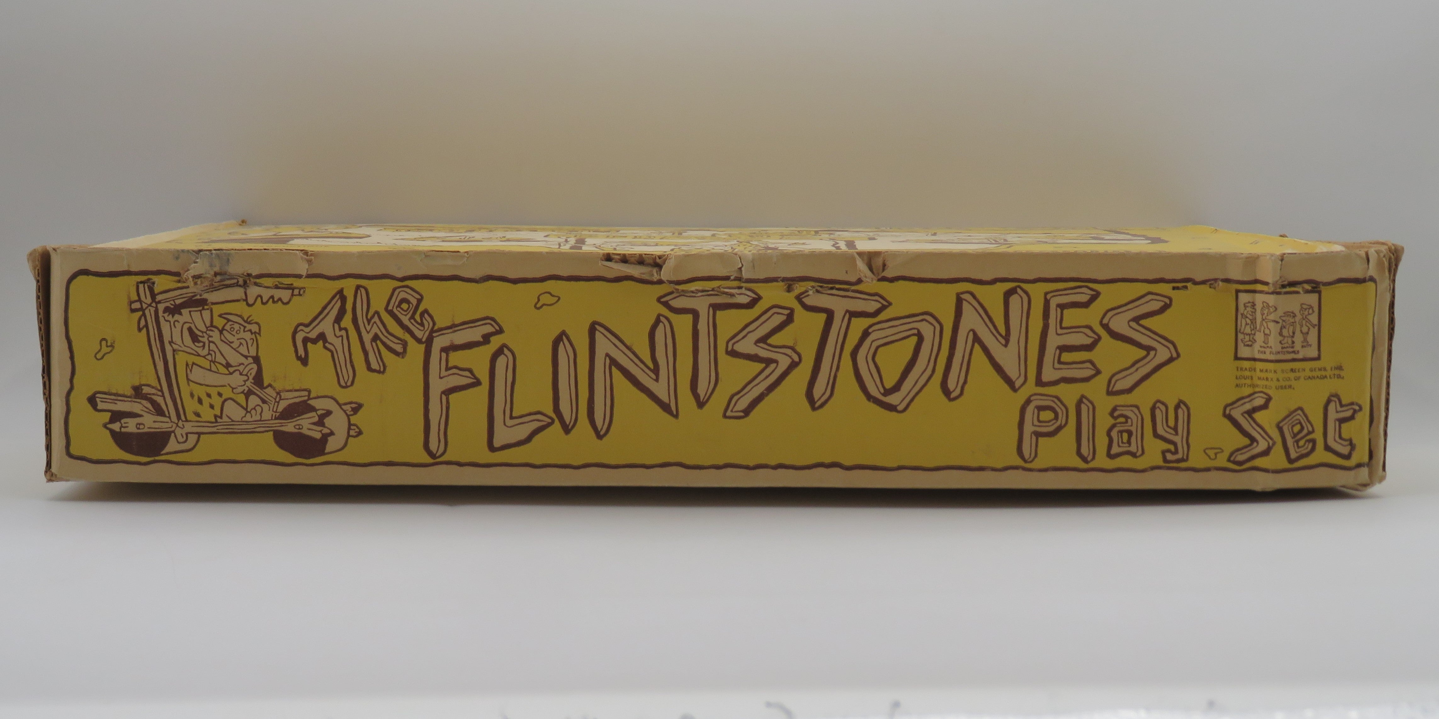 VINTAGE Flintstones Playset - Louis Marx & Co. (1961) Hanna-Barbera Collectible