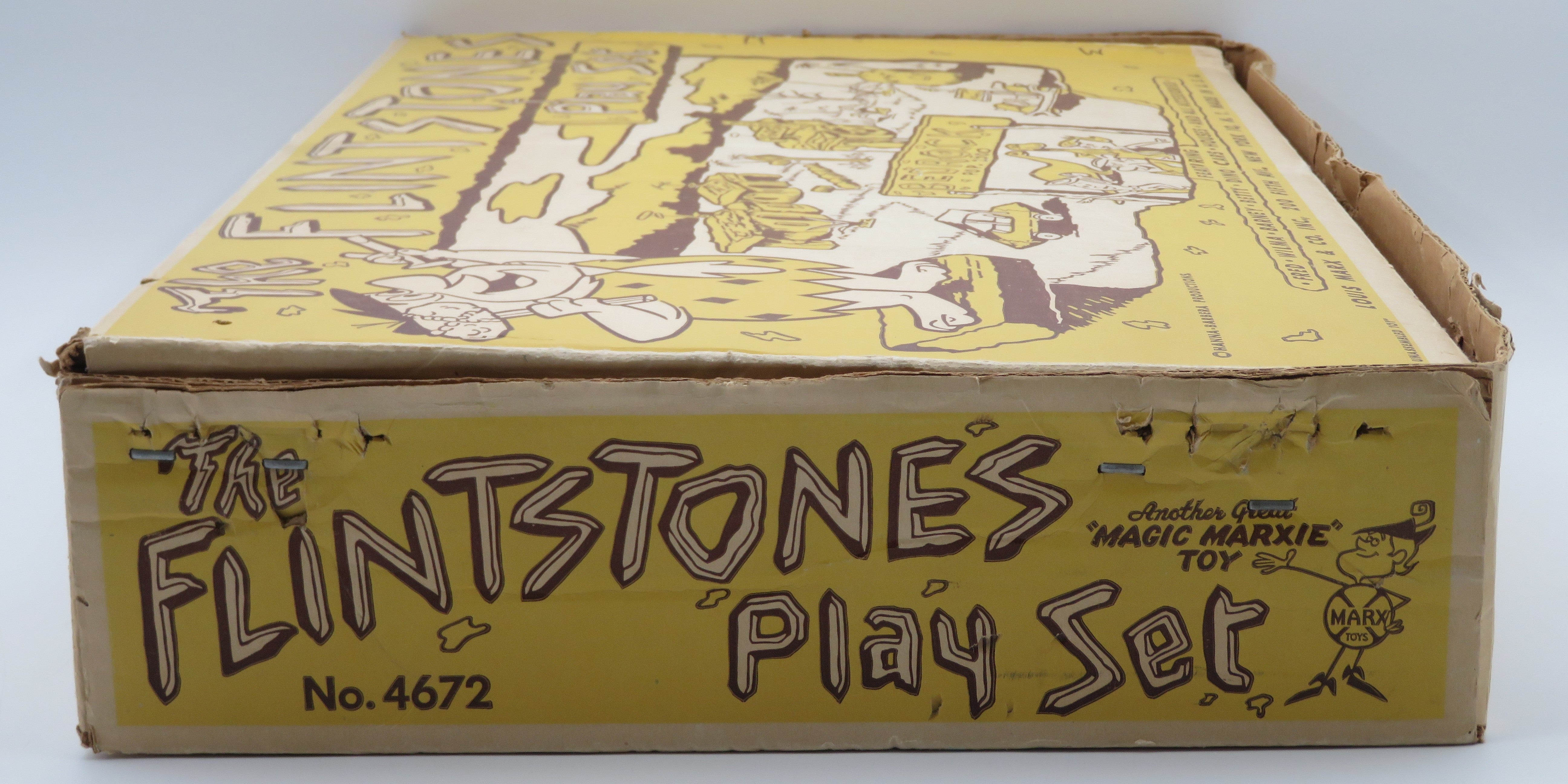 VINTAGE Flintstones Playset - Louis Marx & Co. (1961) Hanna-Barbera Collectible