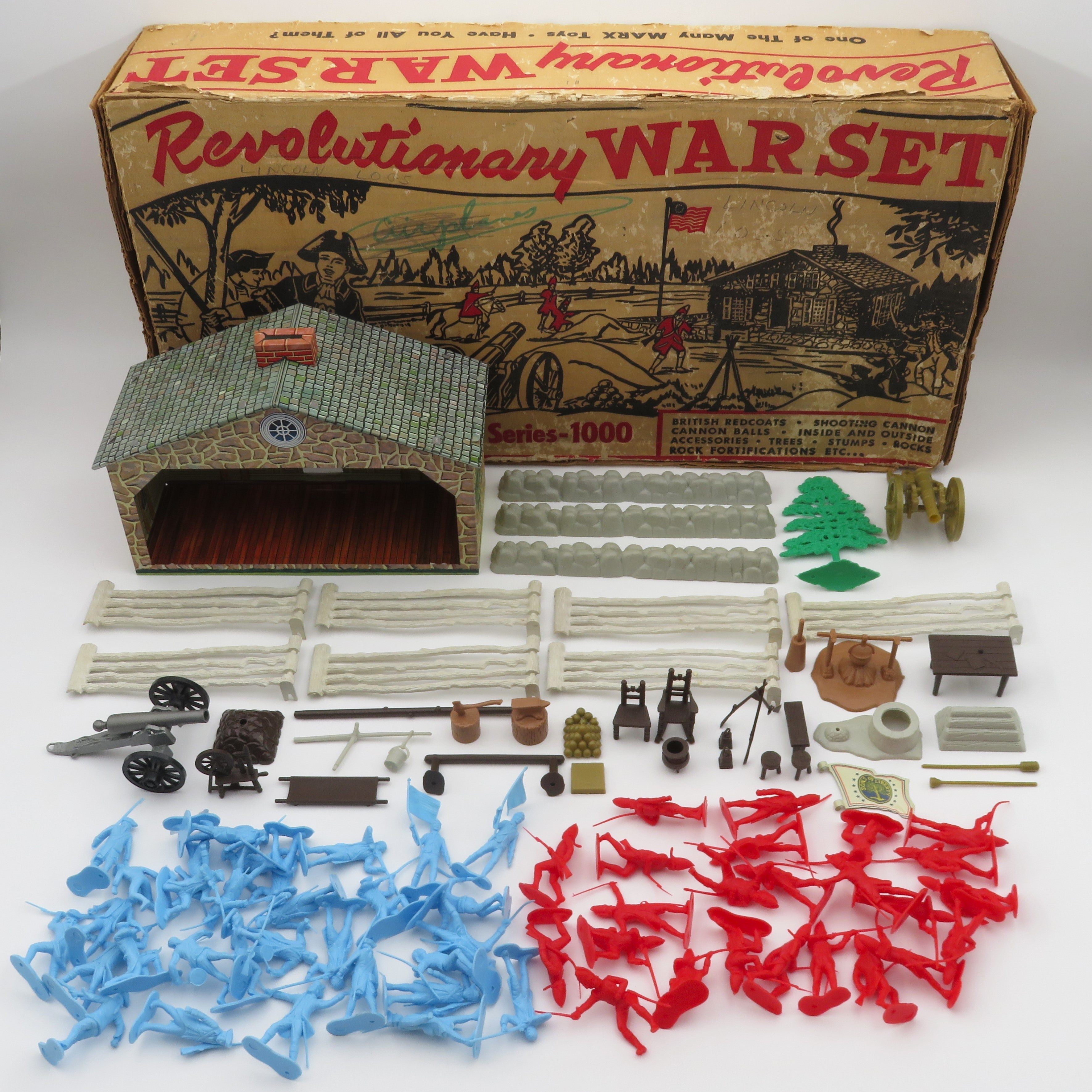 VINTAGE Revolutionary War Set - Louis Marx & Co./Marx Toys (c. 1957) #3404 Collectible