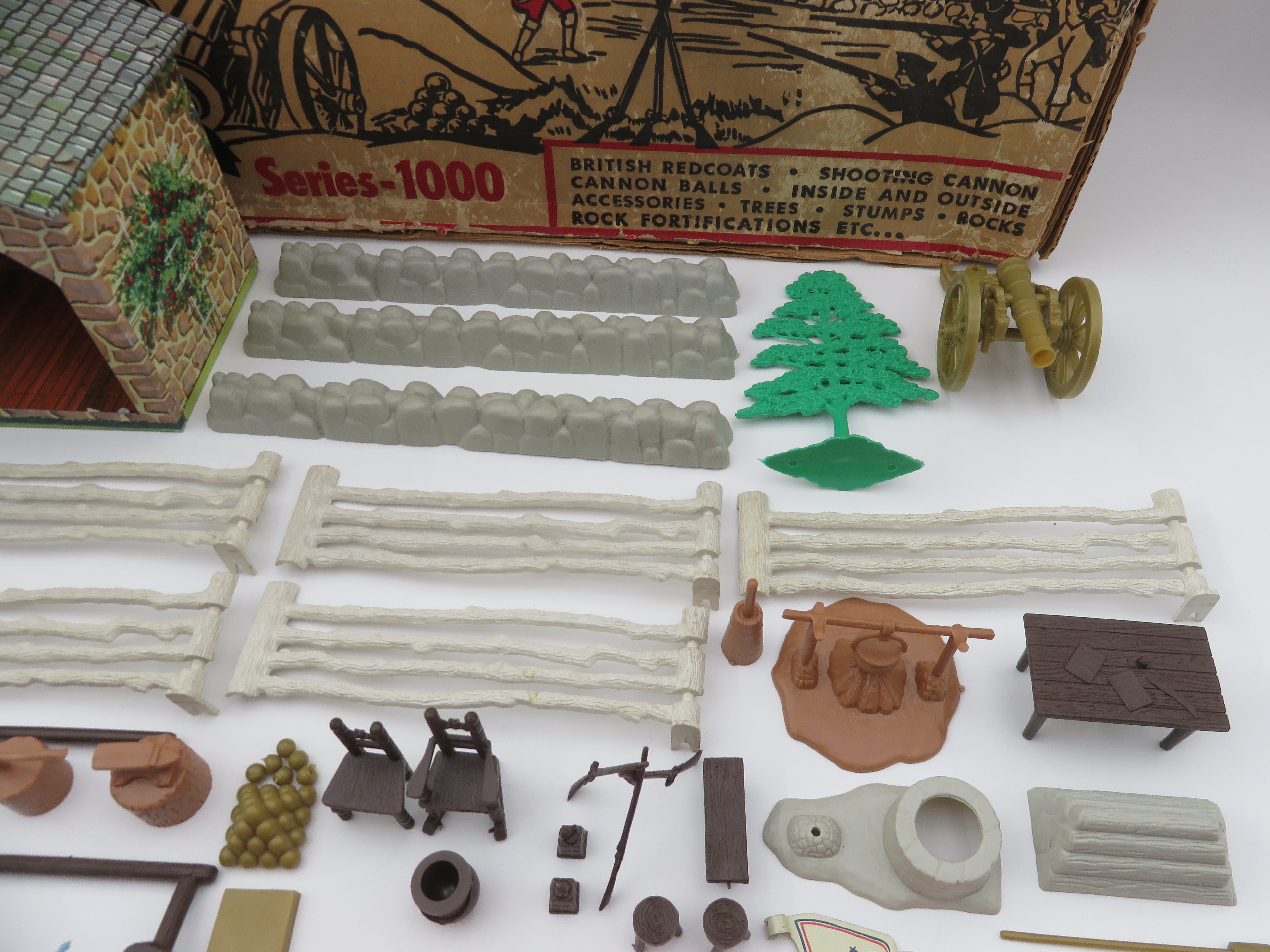 VINTAGE Revolutionary War Set - Louis Marx & Co./Marx Toys (c. 1957) #3404 Collectible