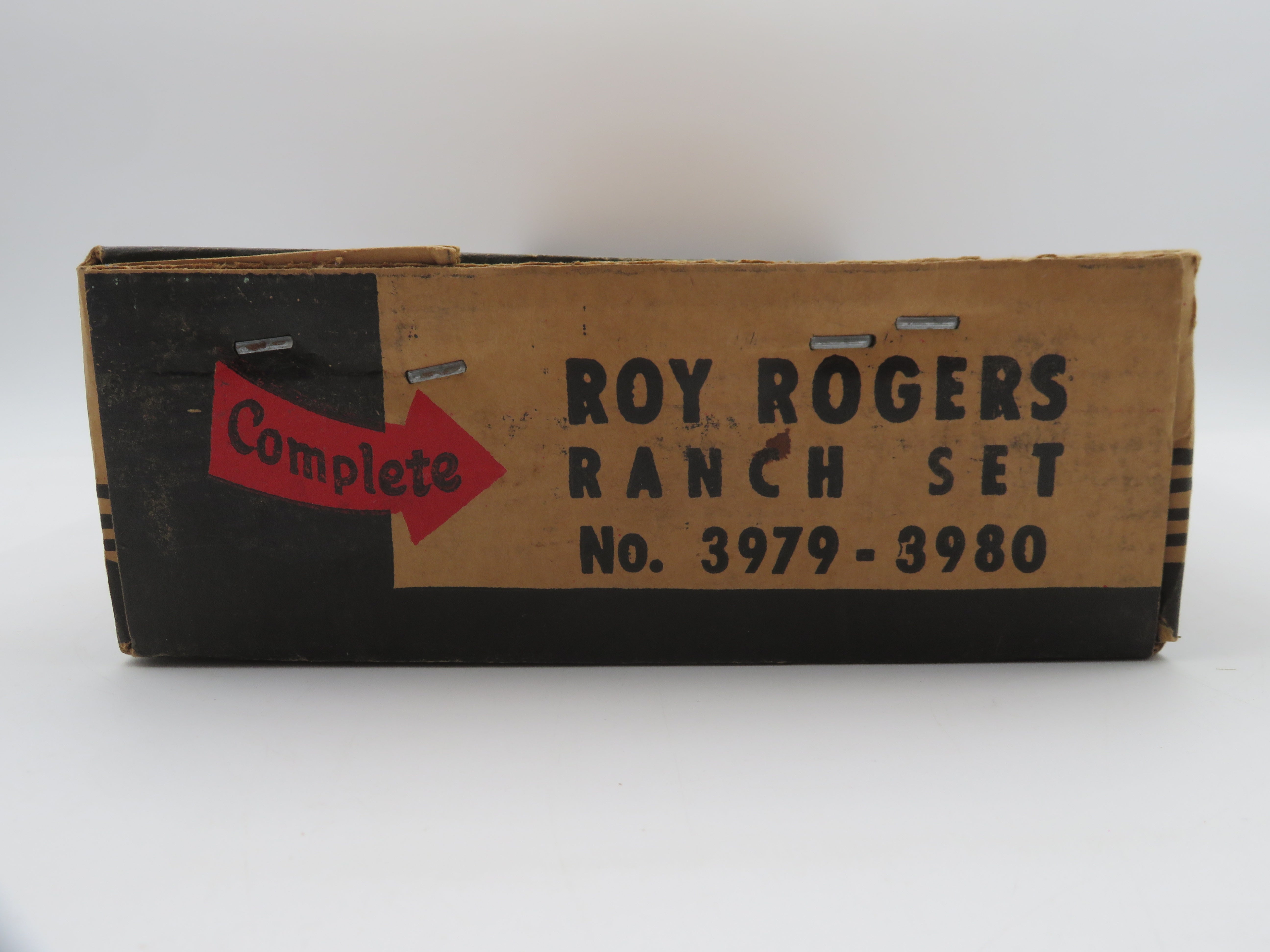 ROY ROGERS Ranch Set Tin Litho Playset - Louis Marx & Co./Marx Toys (c. 1950s) Vintage Collectible