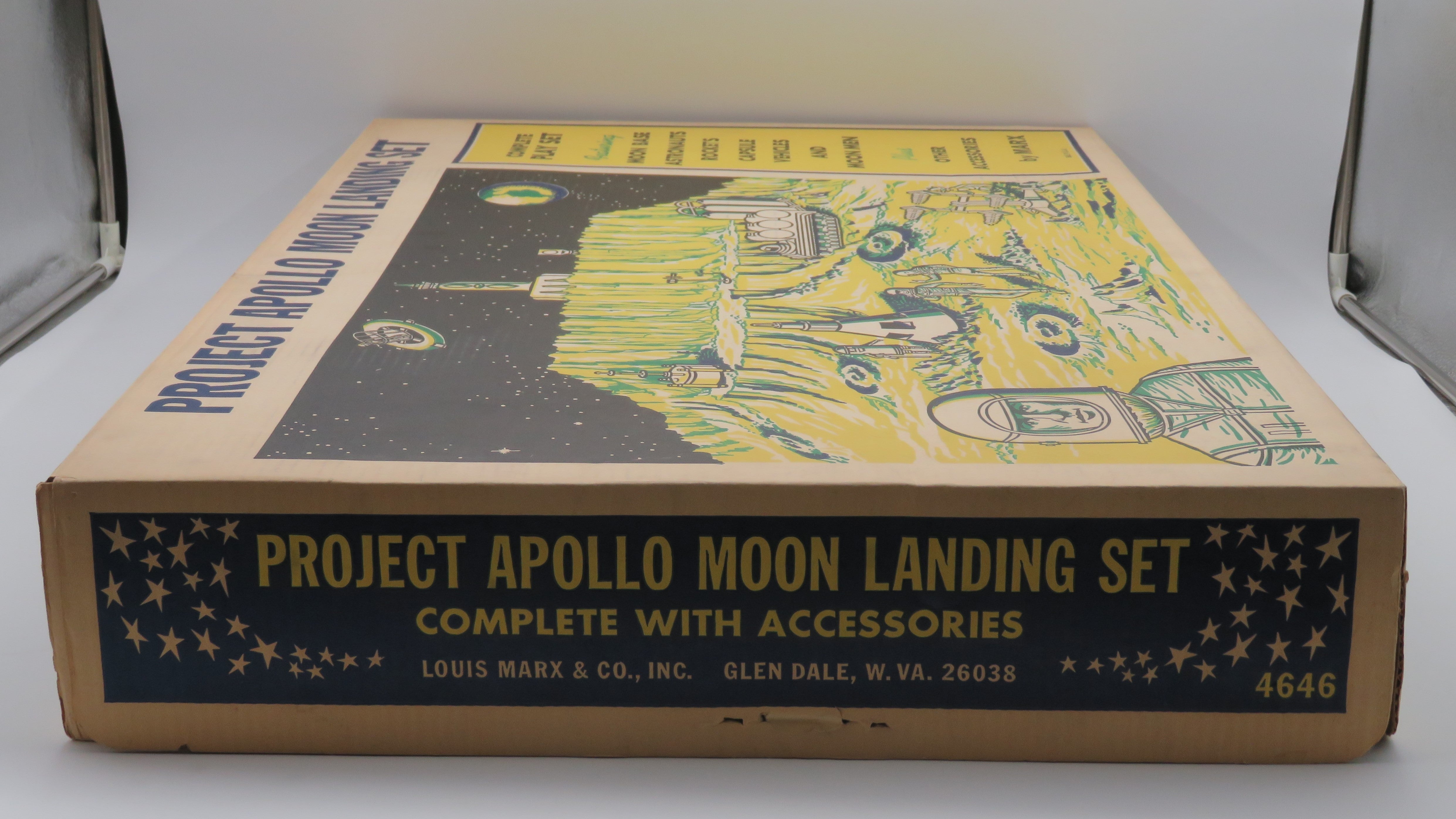 VINTAGE Project Apollo Moon Landing Set - Louis Marx & Co./Marx Toys (1968) #4646 Collectible