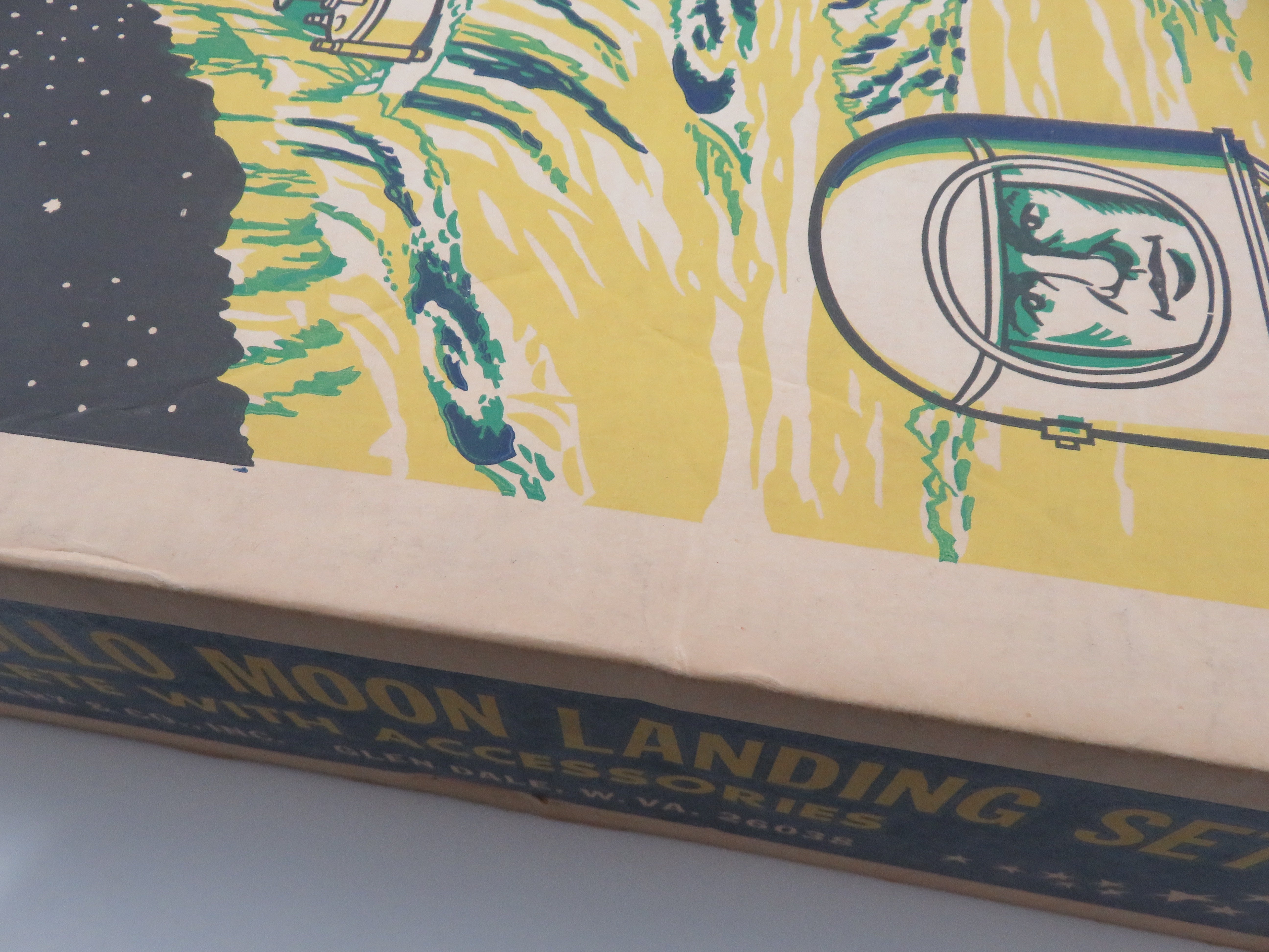 VINTAGE Project Apollo Moon Landing Set - Louis Marx & Co./Marx Toys (1968) #4646 Collectible