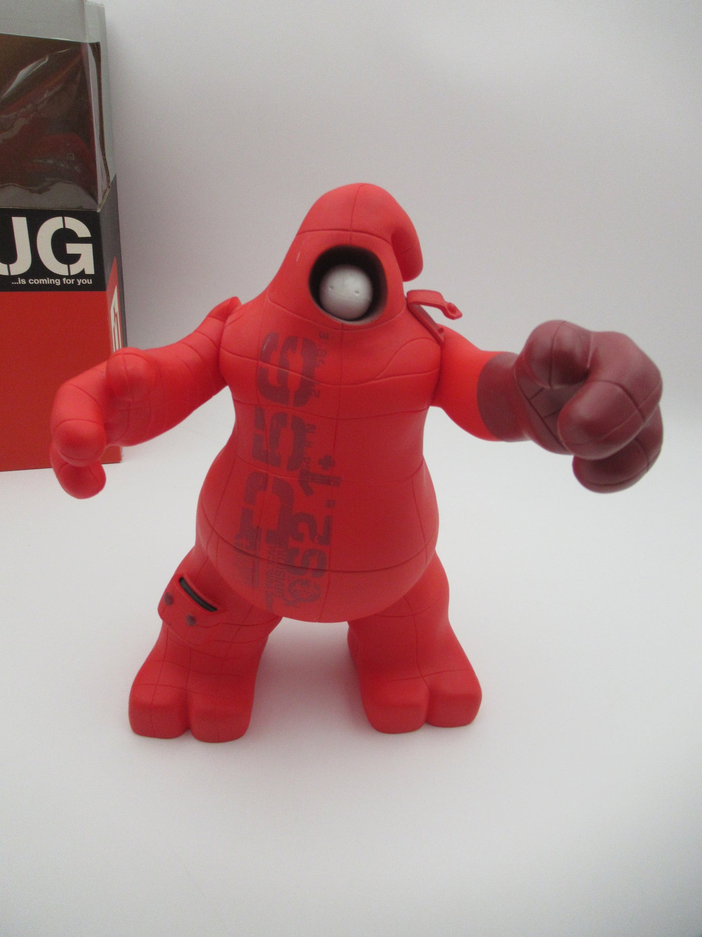 SUG D56 Red Variant 12" Vinyl Figure - UNKL (2008) Designer Art Toy