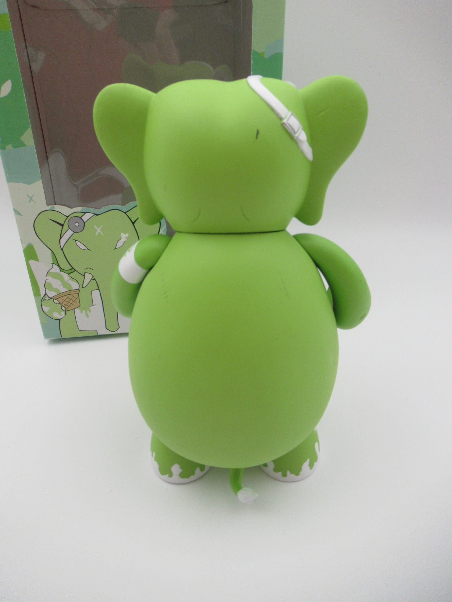 DR. BOMB Lime Sherbet Vinyl Figure -  Frank Kozik x Toy2R (2005) Designer Art Toy