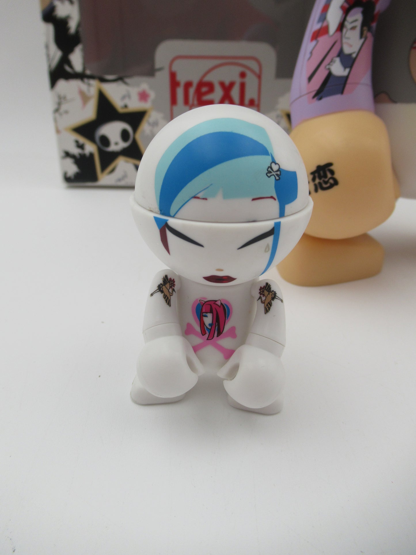 TREXI Yakkun & Mini Figure - Tokidoki x Play Imaginative (2006) Designer Art Toy