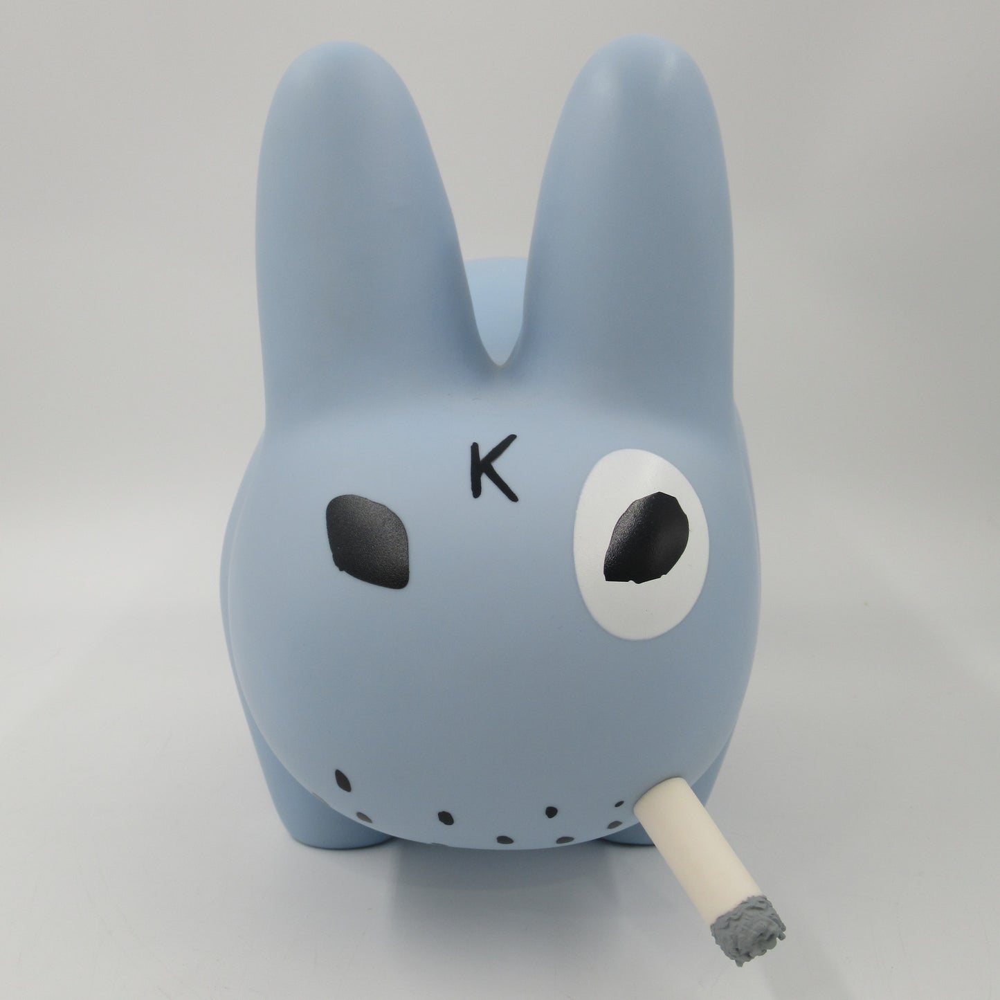 FRANK KOZIK Labbit Blue GID 10" Vinyl Figure - Kidrobot (c. 2007) Limited Edition Designer Art Toy