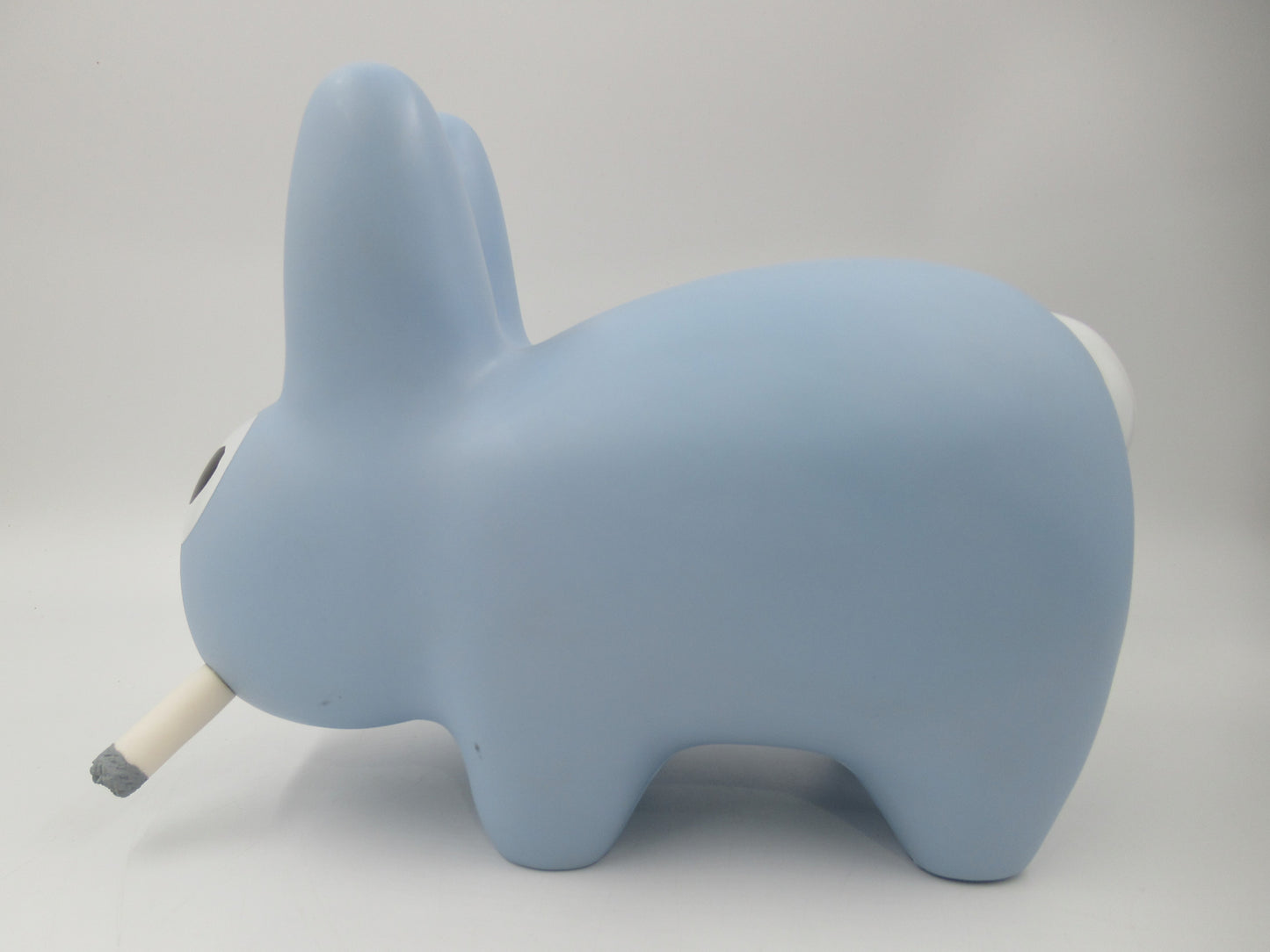 FRANK KOZIK Labbit Blue GID 10" Vinyl Figure - Kidrobot (c. 2007) Limited Edition Designer Art Toy