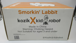 FRANK KOZIK Labbit Blue GID 10" Vinyl Figure - Kidrobot (c. 2007) Limited Edition Designer Art Toy