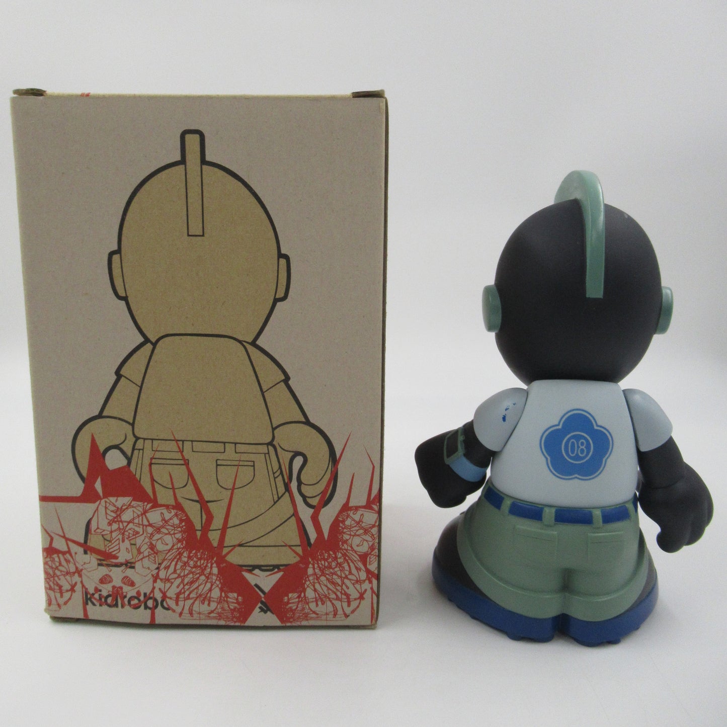 TENGU 08 Blue D23 7" Vinyl Figure - Damon Soule x Kidrobot (2005) Limited Edition Designer Art Toy