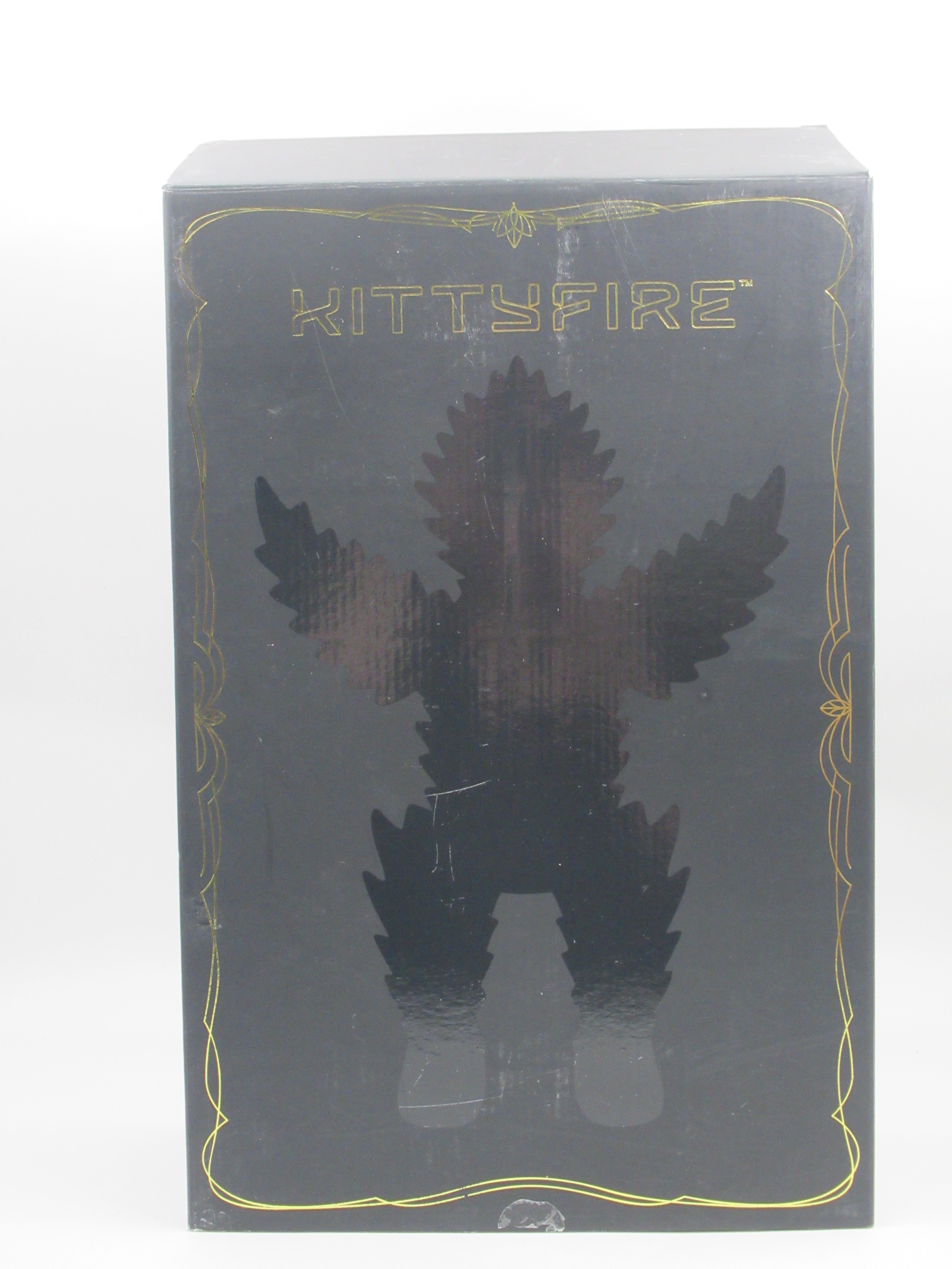 ULTRAMAN Kitty Fire Vinyl Figure - Super7 (2005) GID Sofubi Art Toy w/ Box