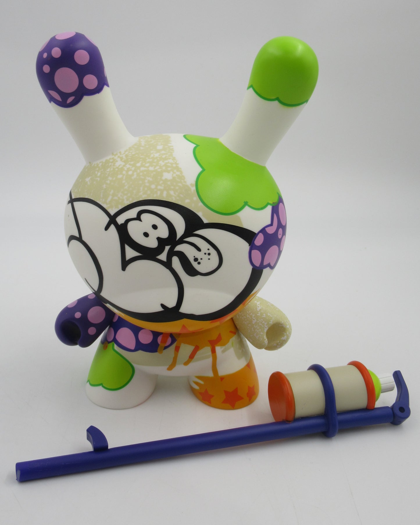 DUNNY Cycle Vinyl Figure - Kidrobot (2006) Limited Edition Graffiti Designer Art Toy