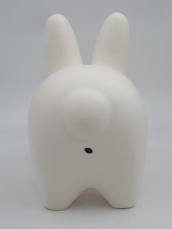 FRANK KOZIK Labbit White 10" V2 Vinyl Figure - Kidrobot (c. 2007) Limited Edition Designer Art Toy