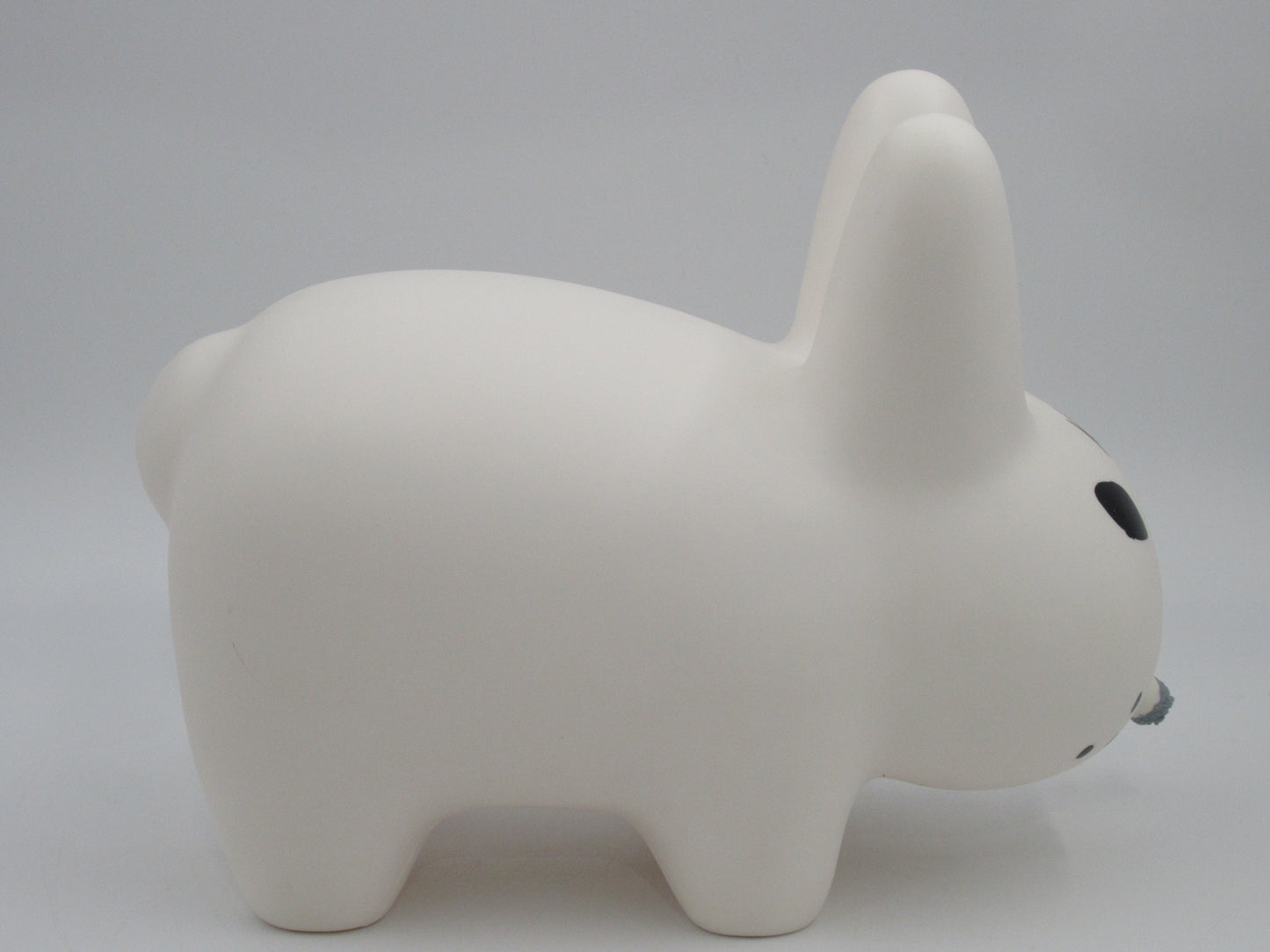 FRANK KOZIK Labbit White 10" V2 Vinyl Figure - Kidrobot (c. 2007) Limited Edition Designer Art Toy