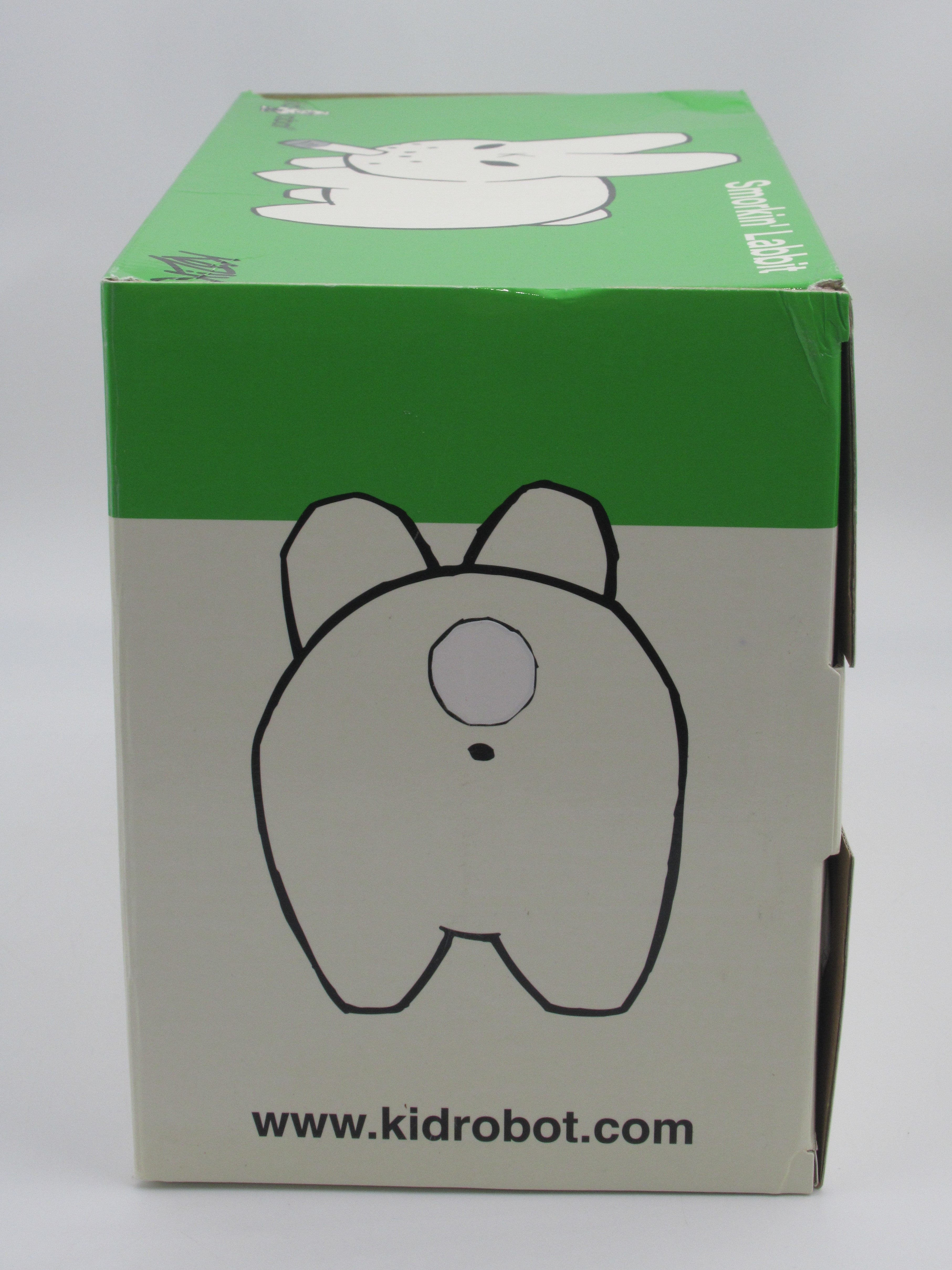 FRANK KOZIK Labbit White 10" V2 Vinyl Figure - Kidrobot (c. 2007) Limited Edition Designer Art Toy