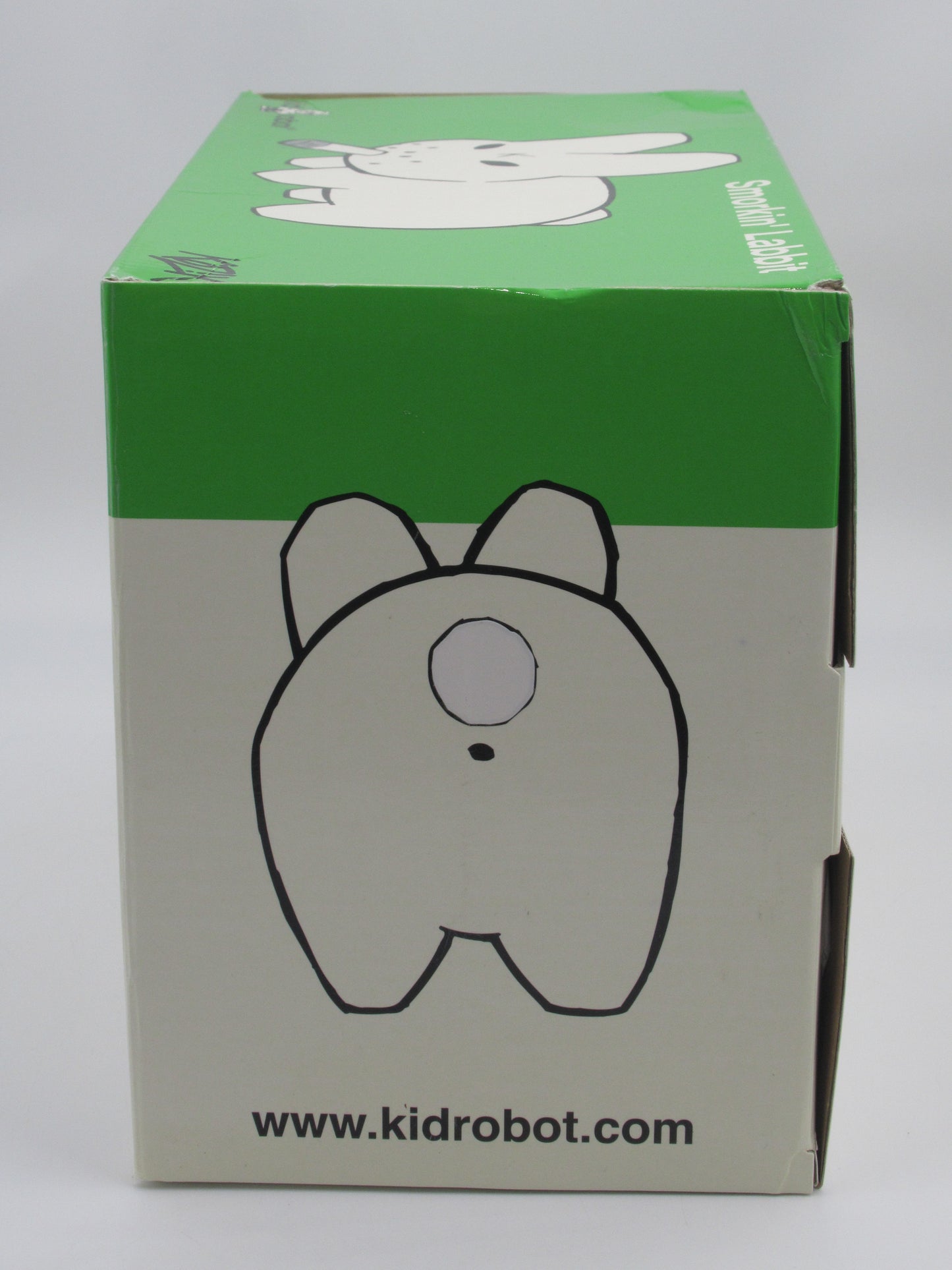 FRANK KOZIK Labbit White 10" V2 Vinyl Figure - Kidrobot (c. 2007) Limited Edition Designer Art Toy