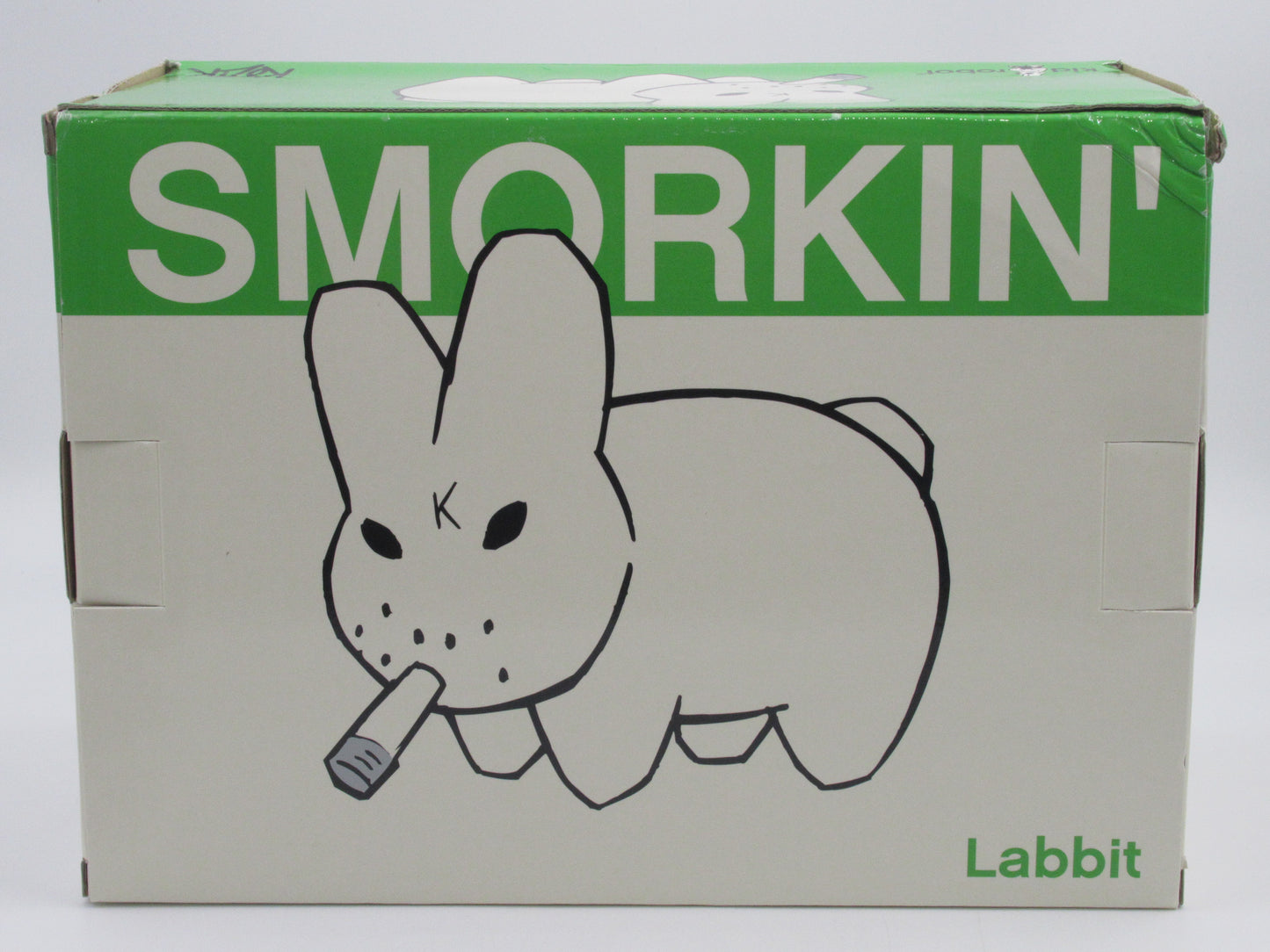 FRANK KOZIK Labbit White 10" V2 Vinyl Figure - Kidrobot (c. 2007) Limited Edition Designer Art Toy