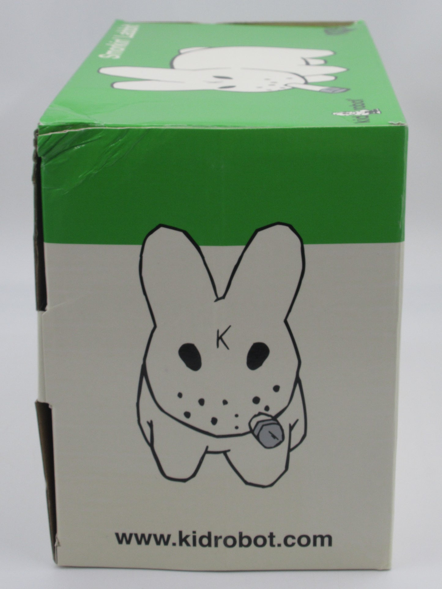 FRANK KOZIK Labbit White 10" V2 Vinyl Figure - Kidrobot (c. 2007) Limited Edition Designer Art Toy