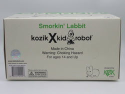 FRANK KOZIK Labbit White 10" V2 Vinyl Figure - Kidrobot (c. 2007) Limited Edition Designer Art Toy